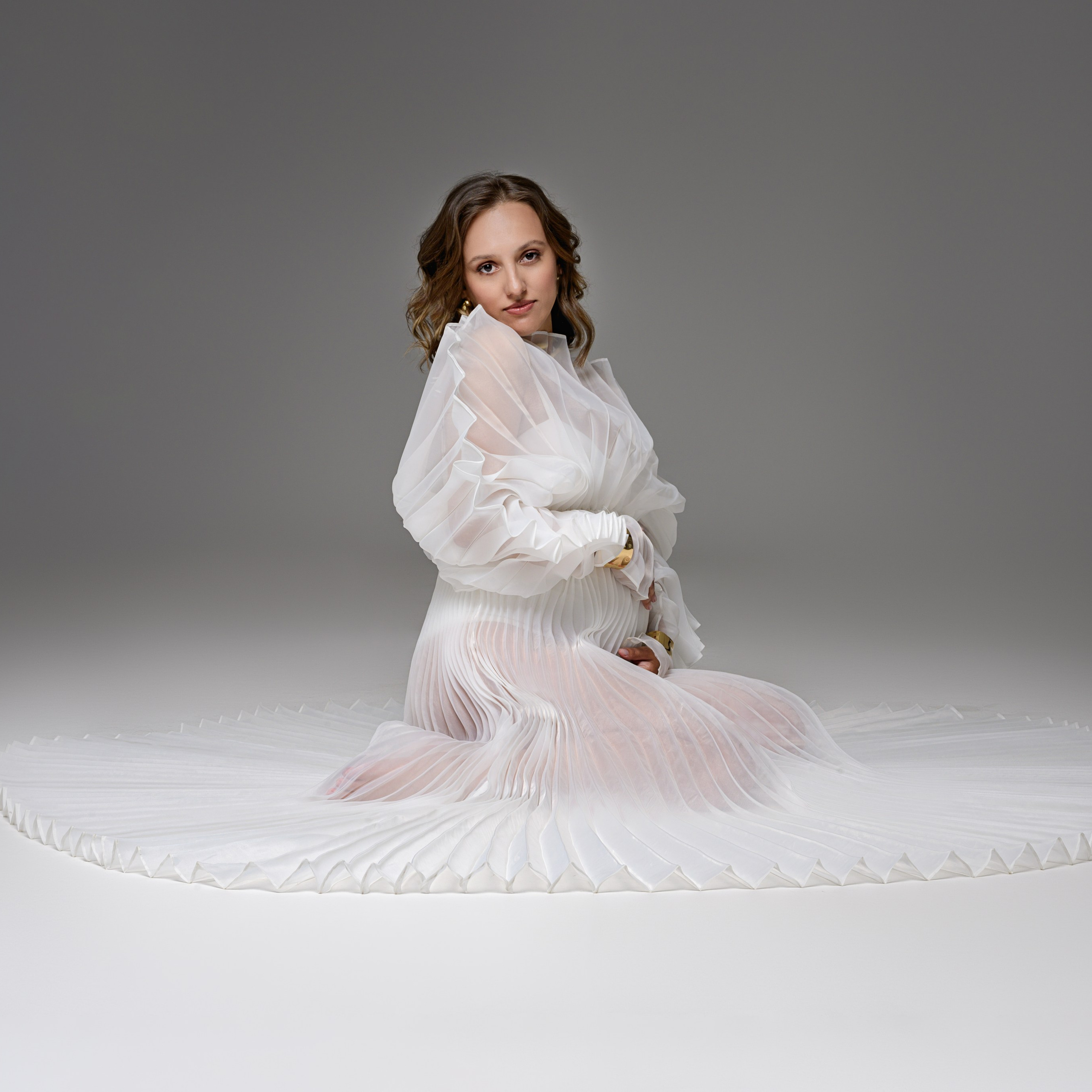 Студийная фотосессия беременности для Анастасии