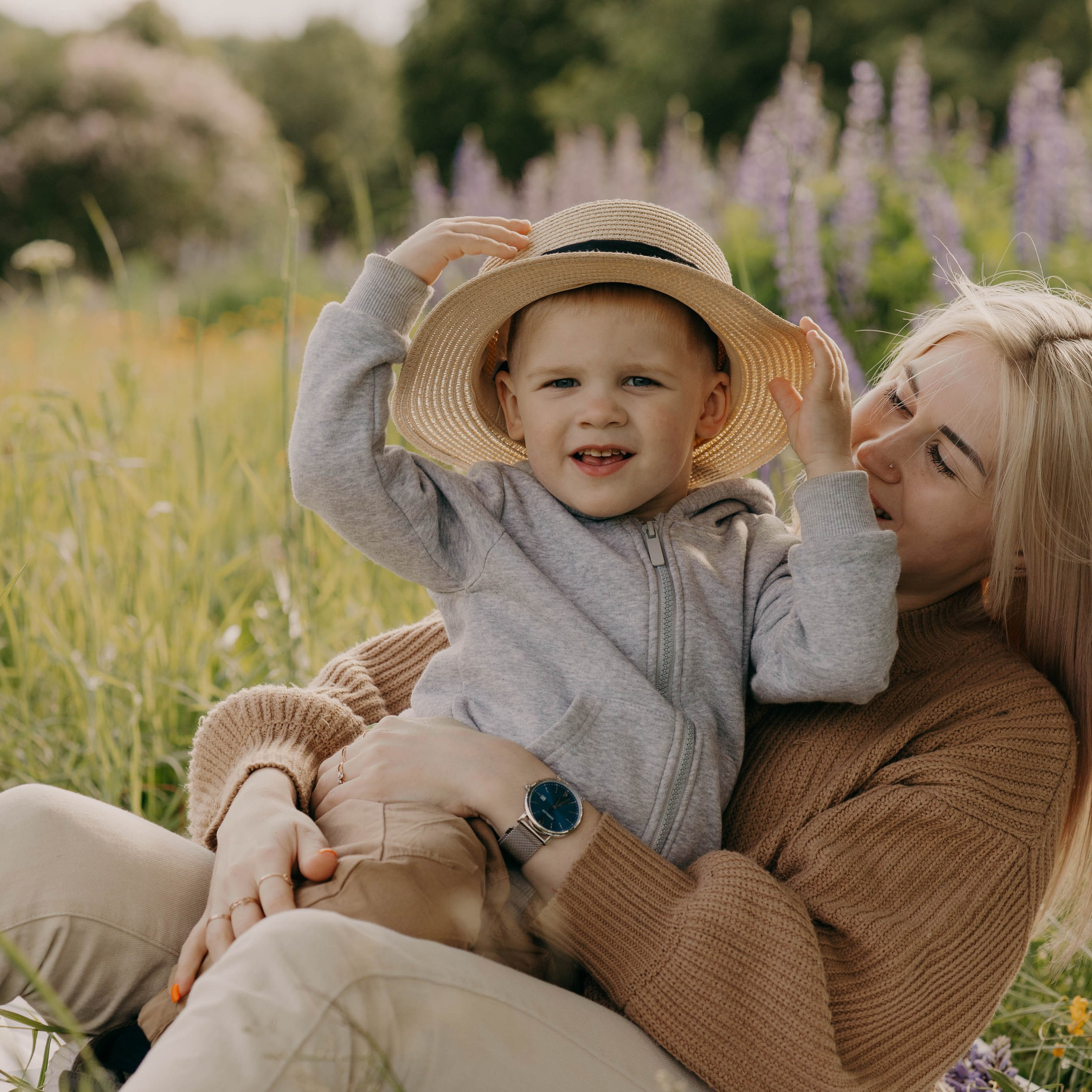 На природе