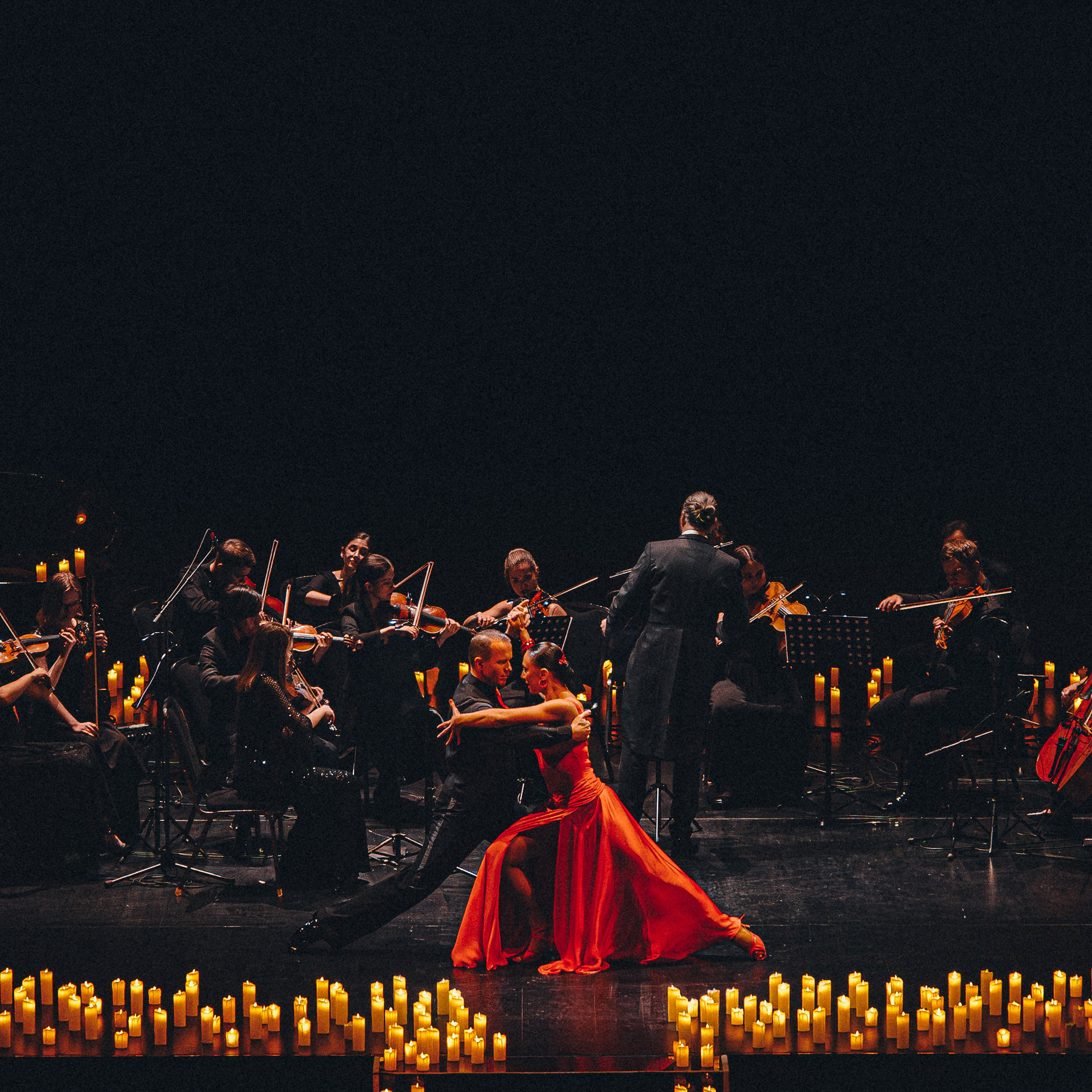 Muse. Оркестр со свечами. Свадебный и портретный фотограф в Москве Сергей Бузин