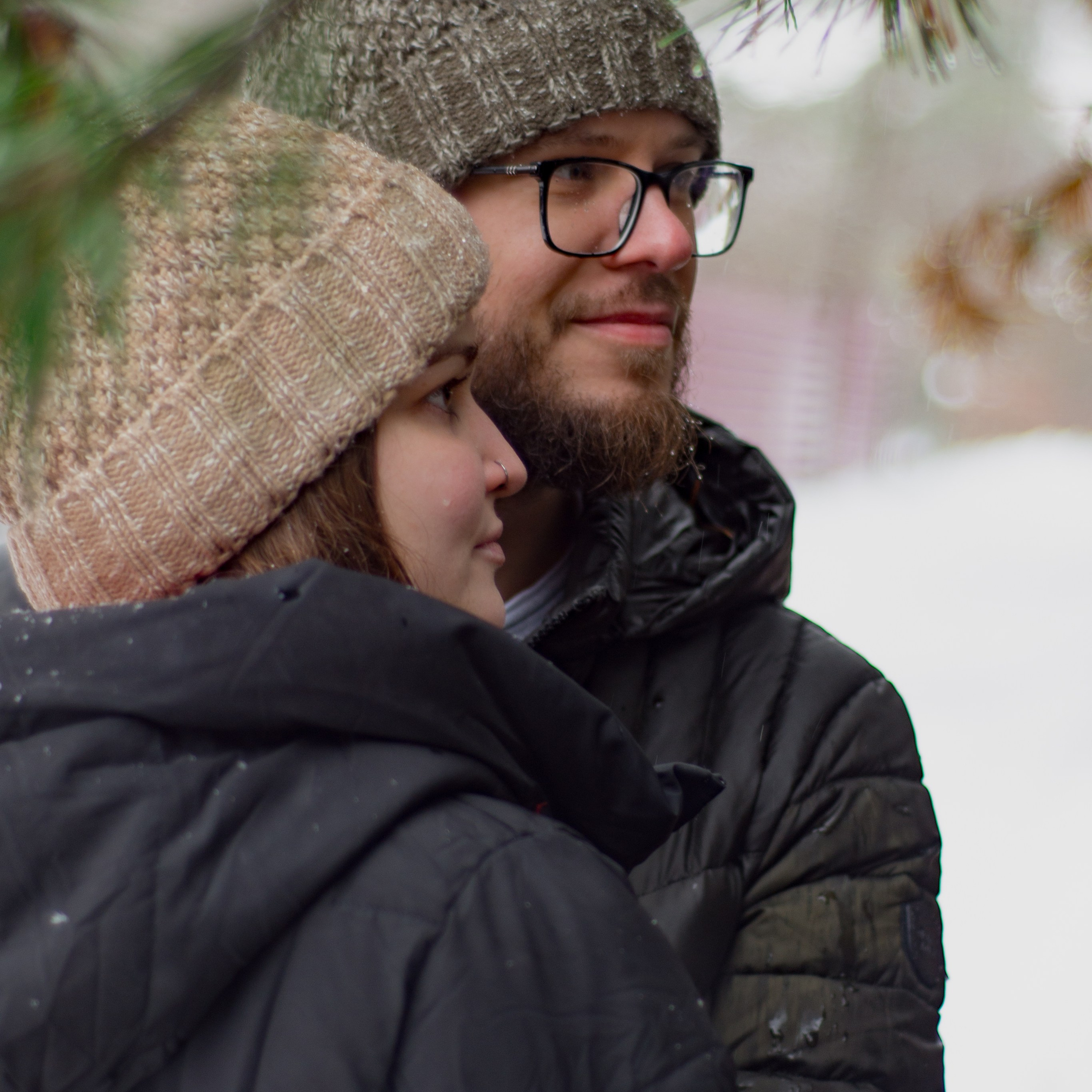 на природе