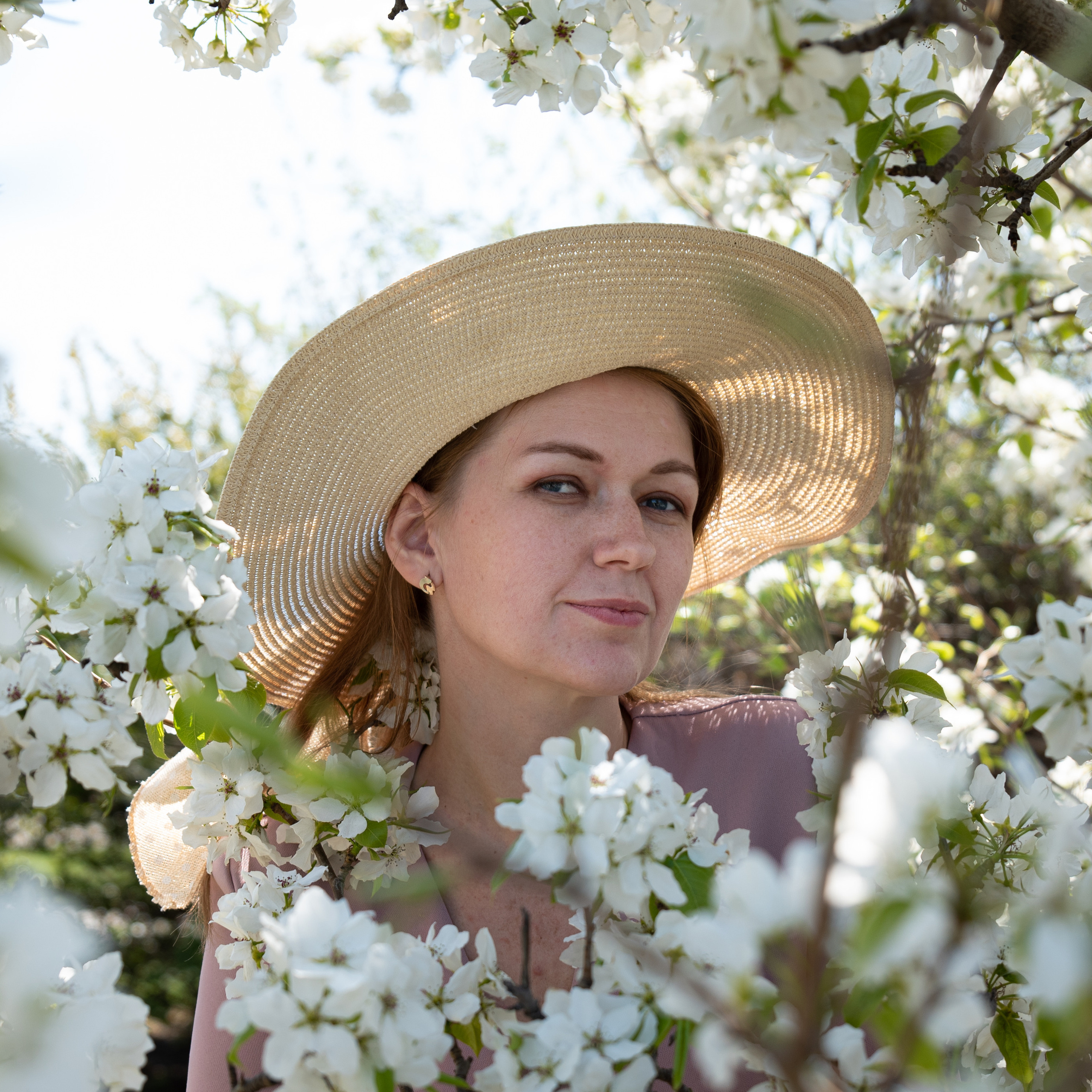 В цветении