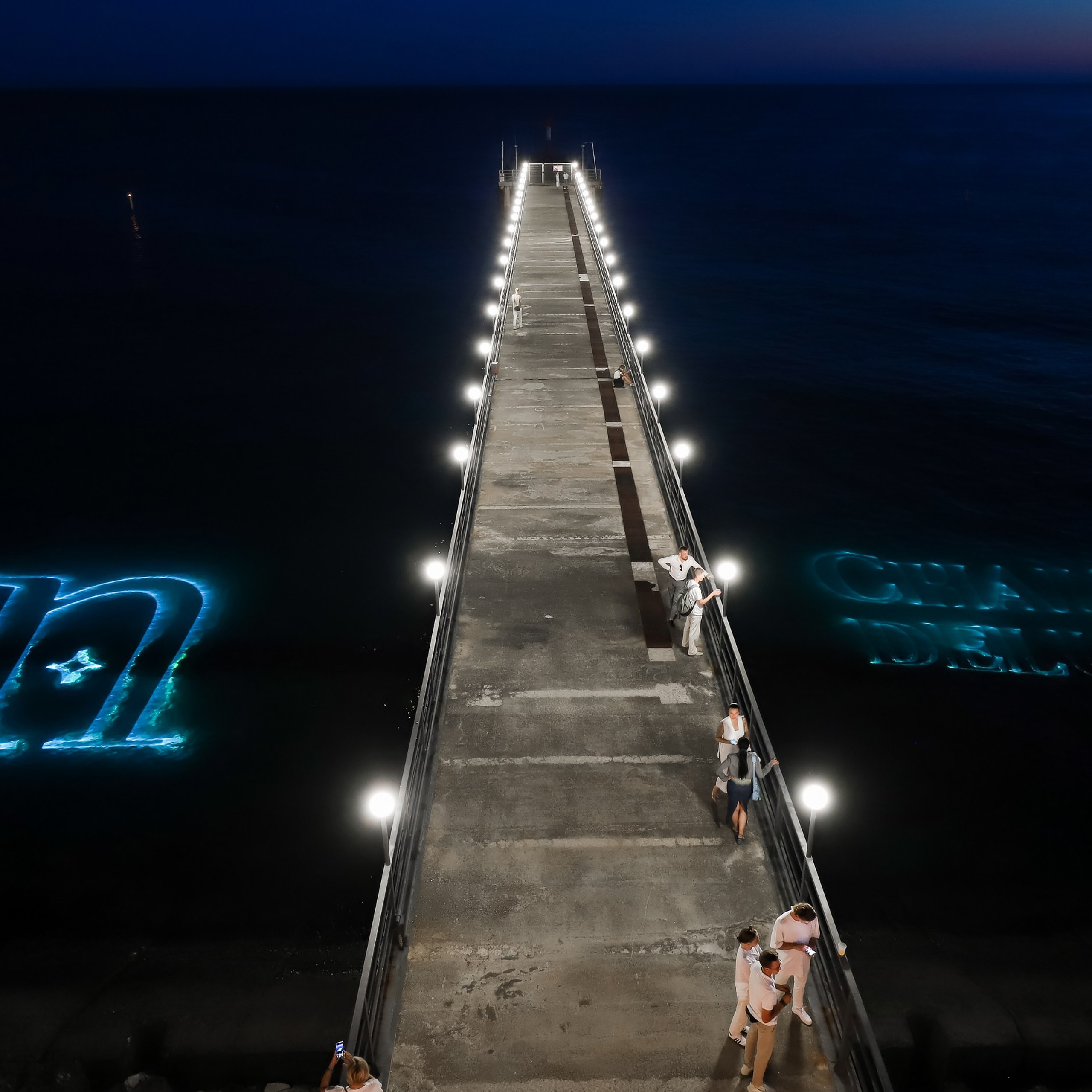 Презентация насыпного острова в Сочи