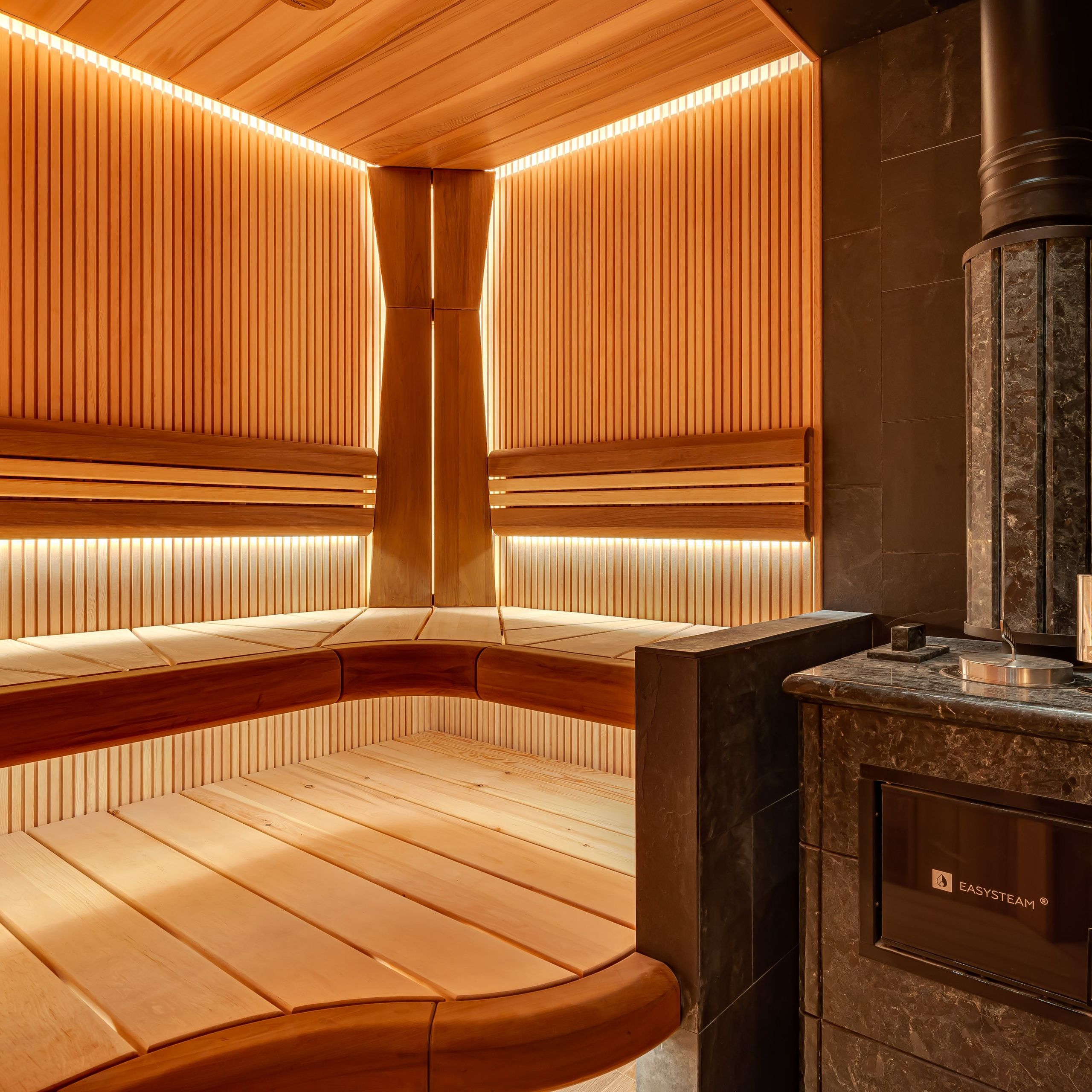 Баня с дровяной печью Easysteam