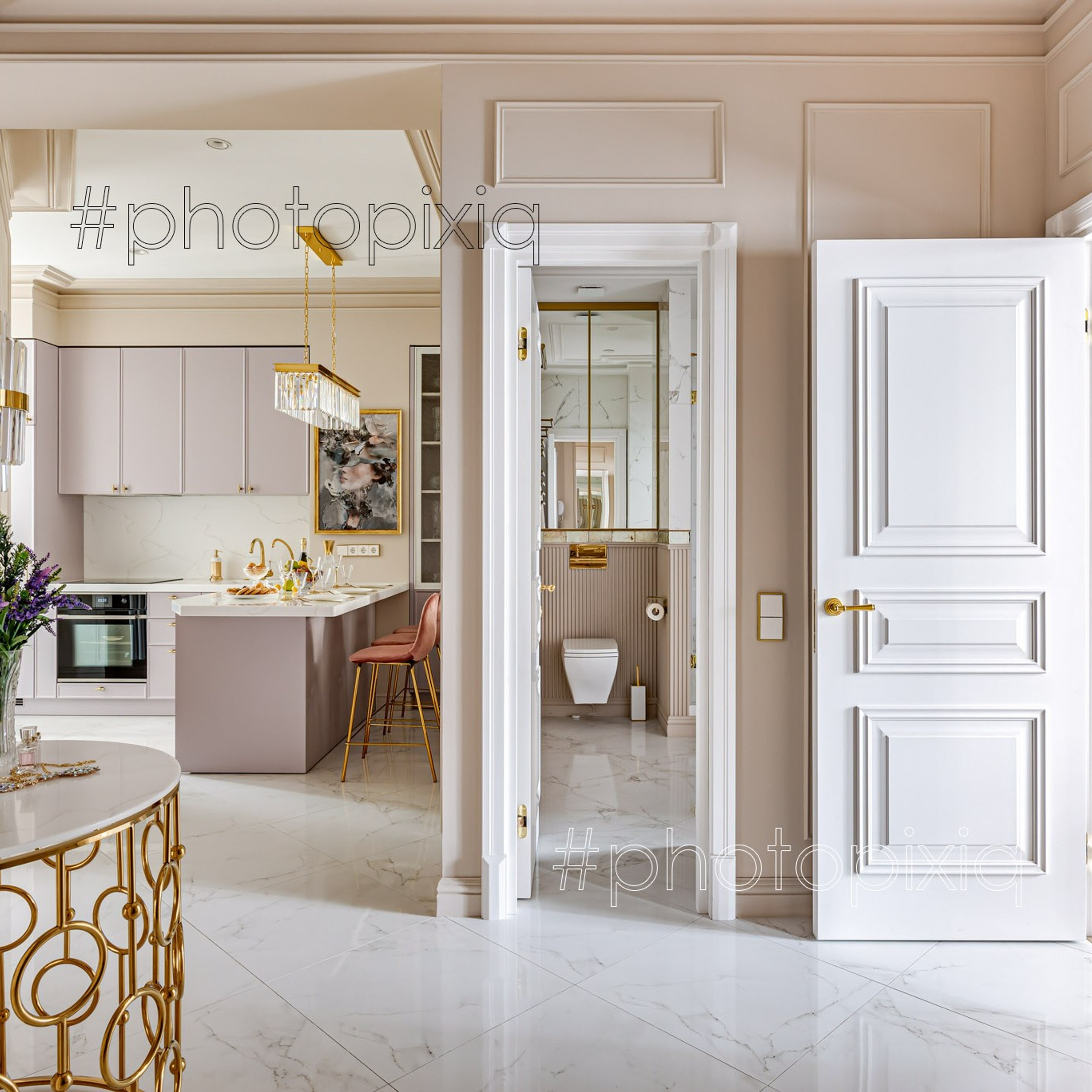 Интерьерная съёмка квартиры на Тверской