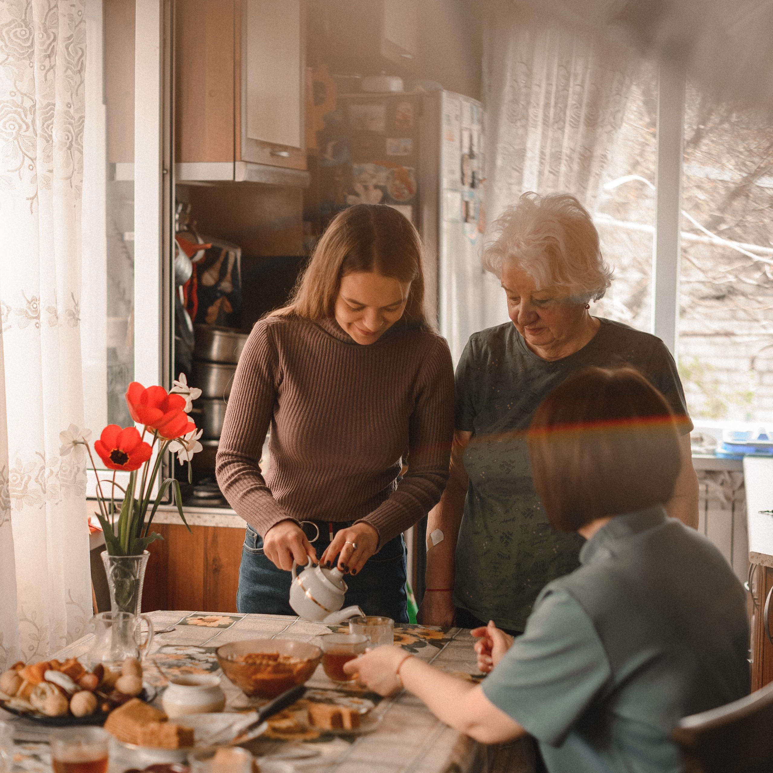 В гостях у бабушки и дедушки