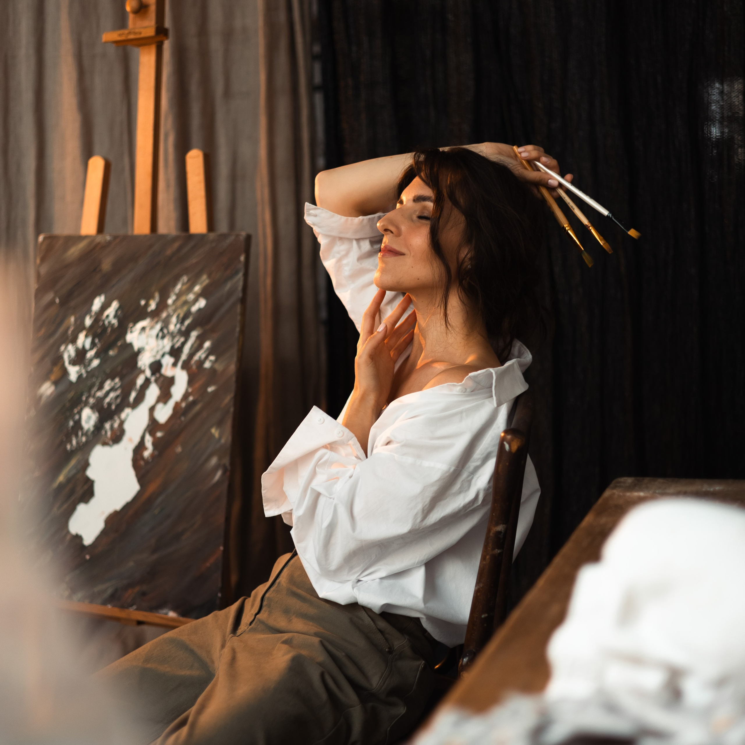 Мастерская художницы