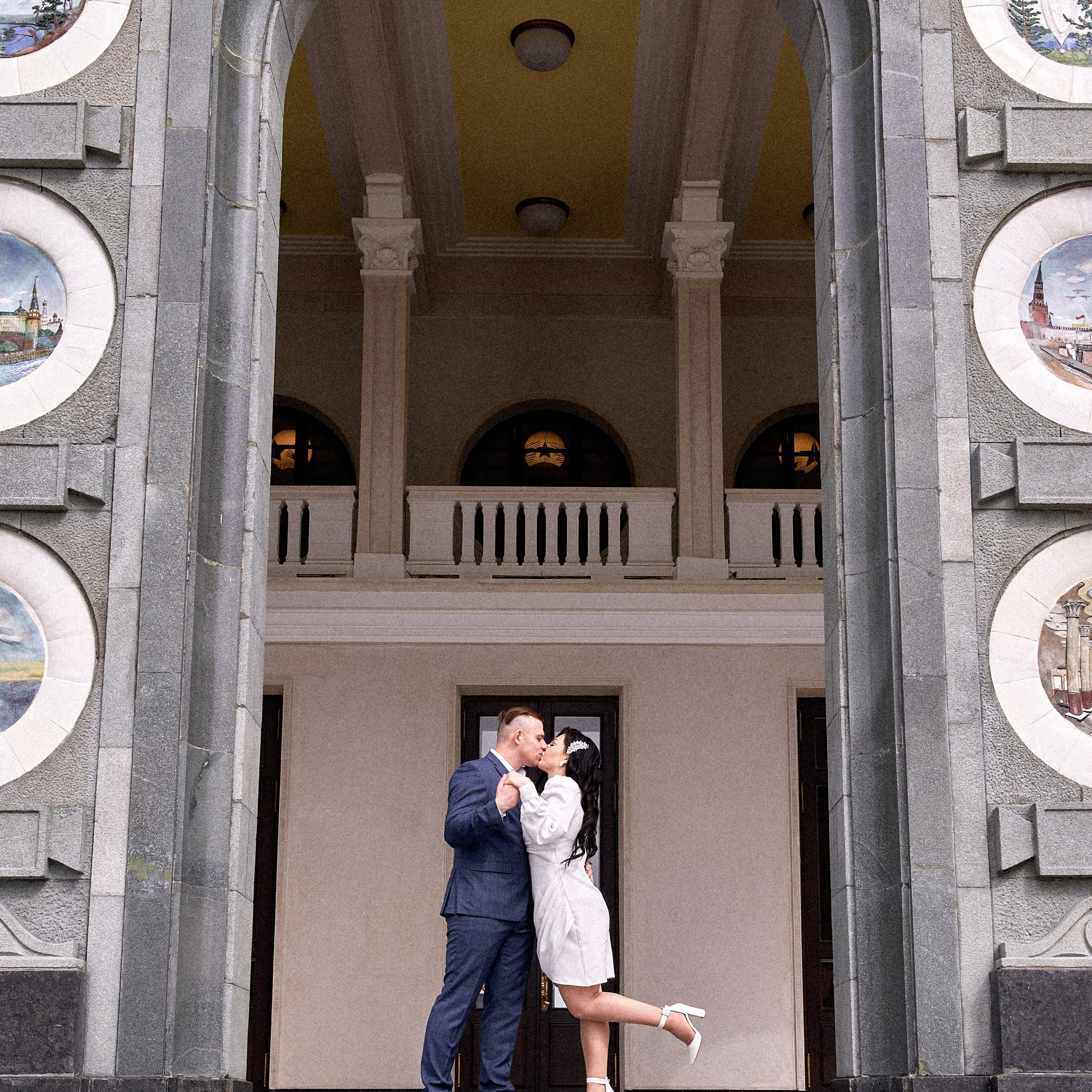Свадебная фотосессия на Речном Вокзале