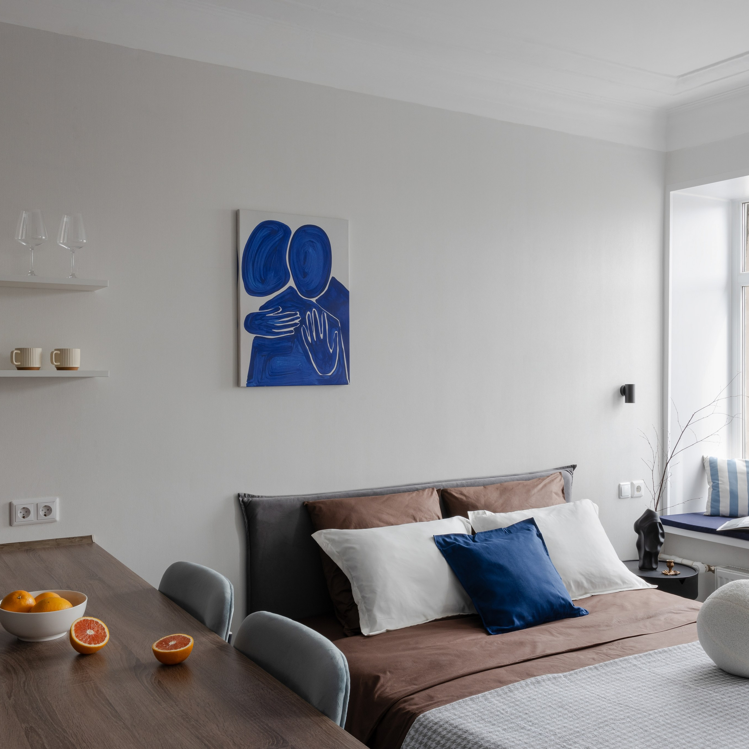 Квартира на Фонтанке под аренду // реализован. Дизайнер интерьера | kolchanova.dsgn