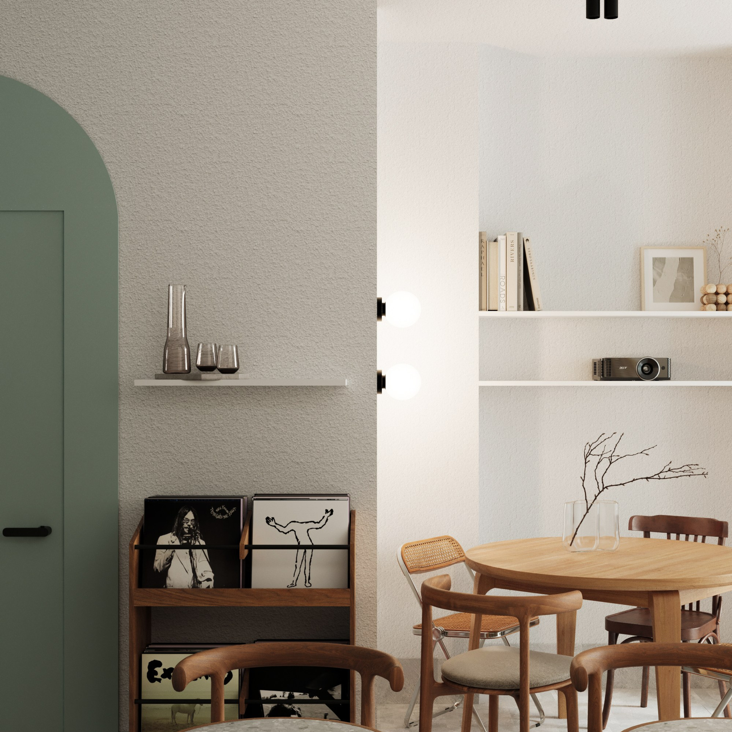 Кофейня — кофе в доме // реализован. Дизайнер интерьера | kolchanova.dsgn