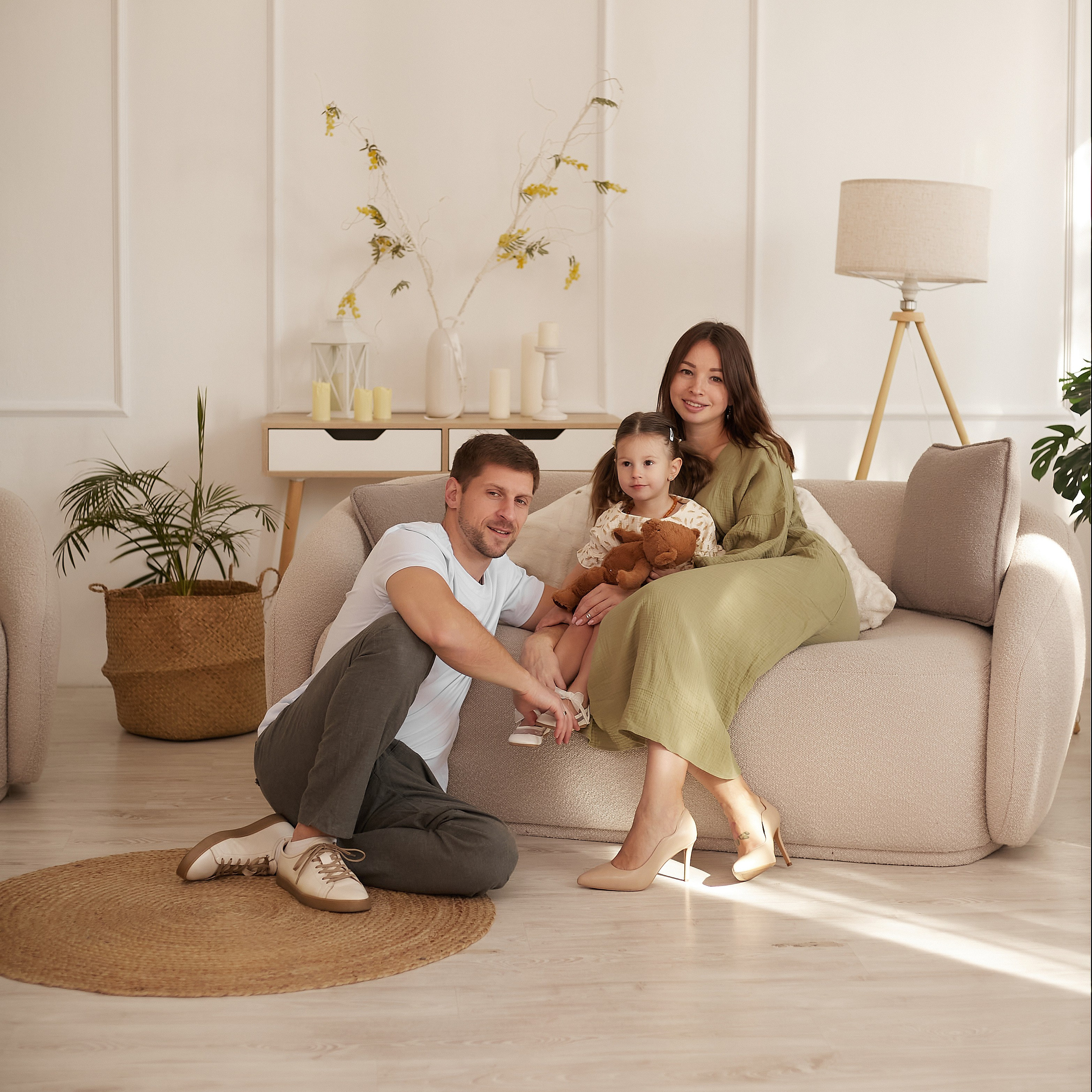 Студийные семейные фотосъемки