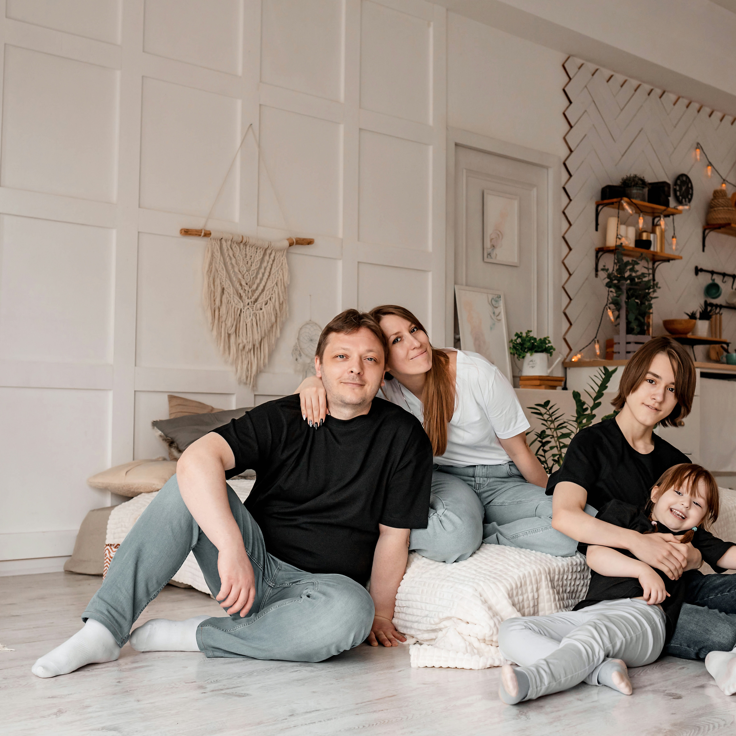 Студийные семейные фотосъемки