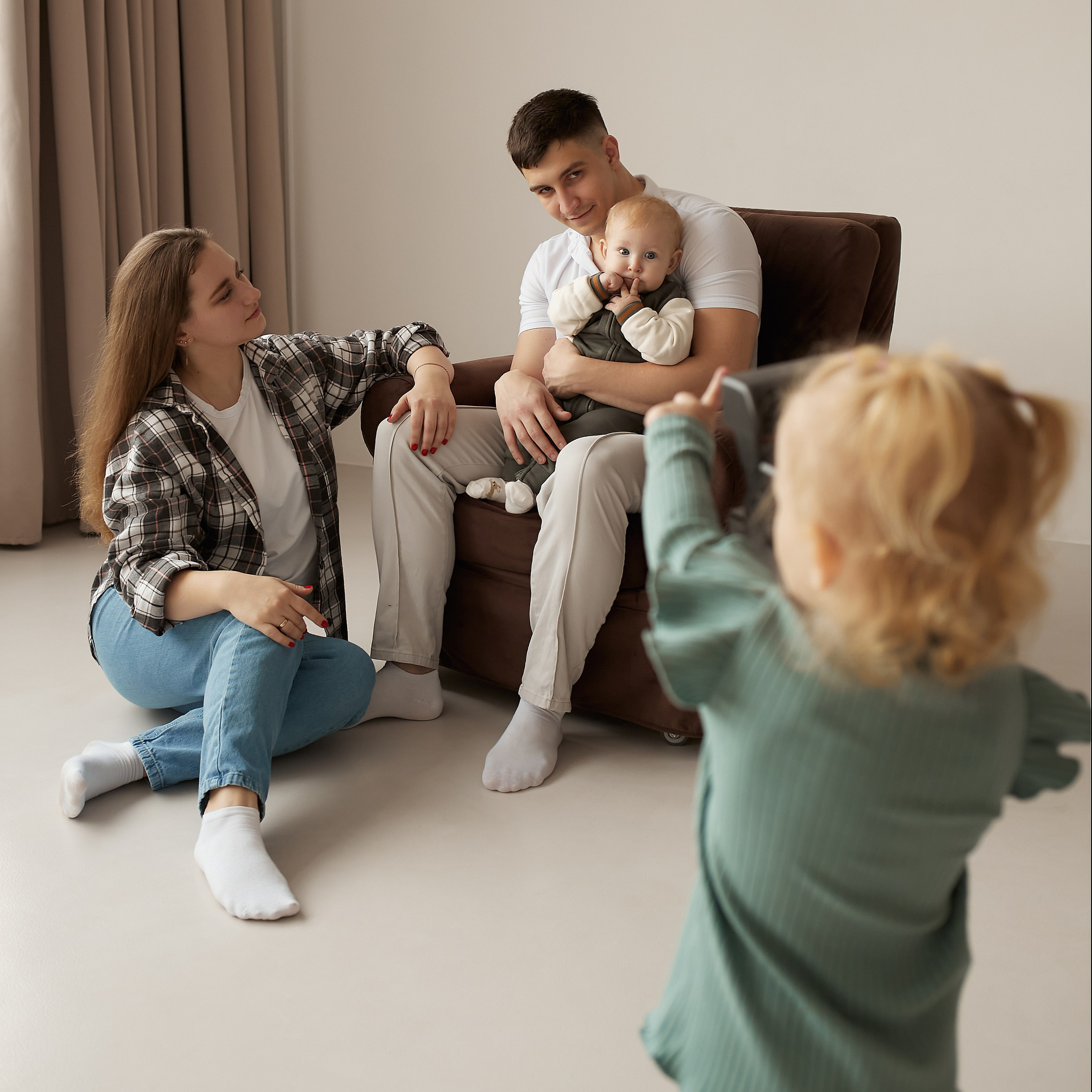 Студийные семейные фотосъемки