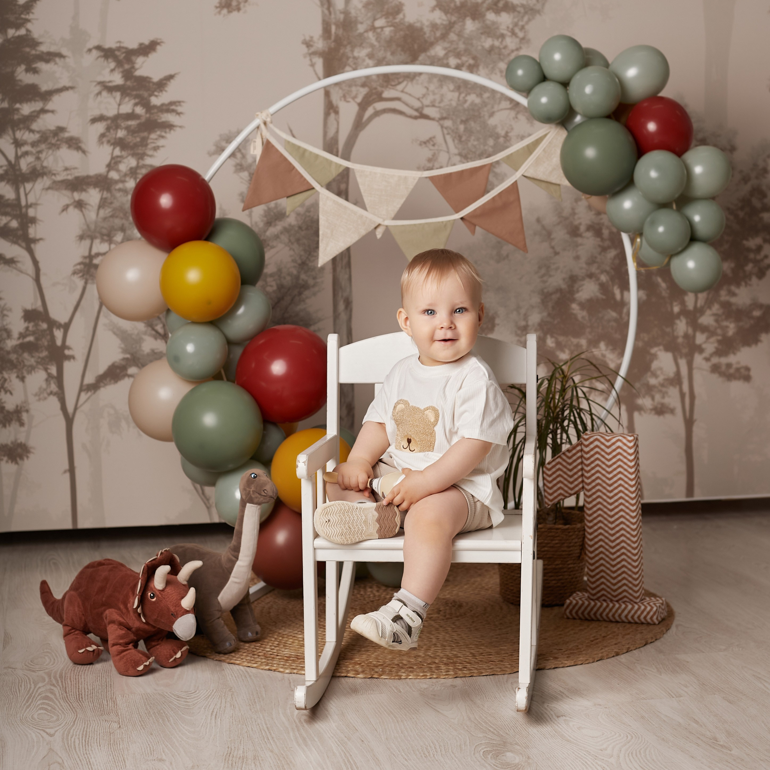 Фотозона Парк юрского периода. Семейный и детский фотограф в Пушкино Кольцова Рита