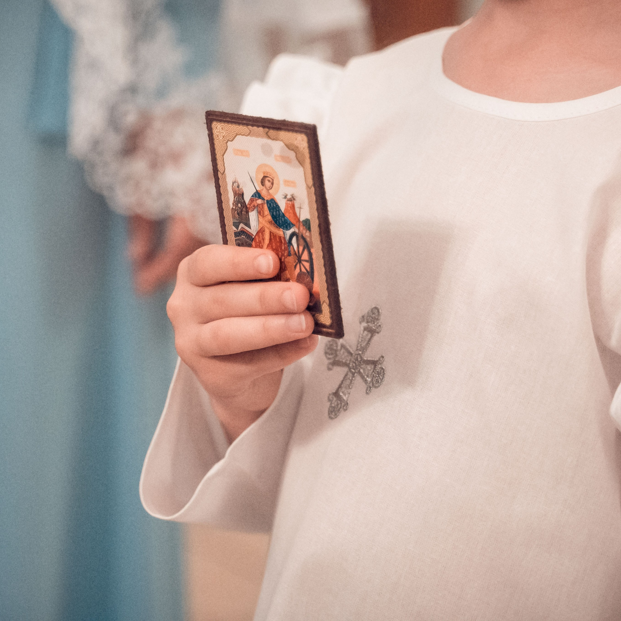 Таинство крещения Екатерины в Свято-Казанском храме