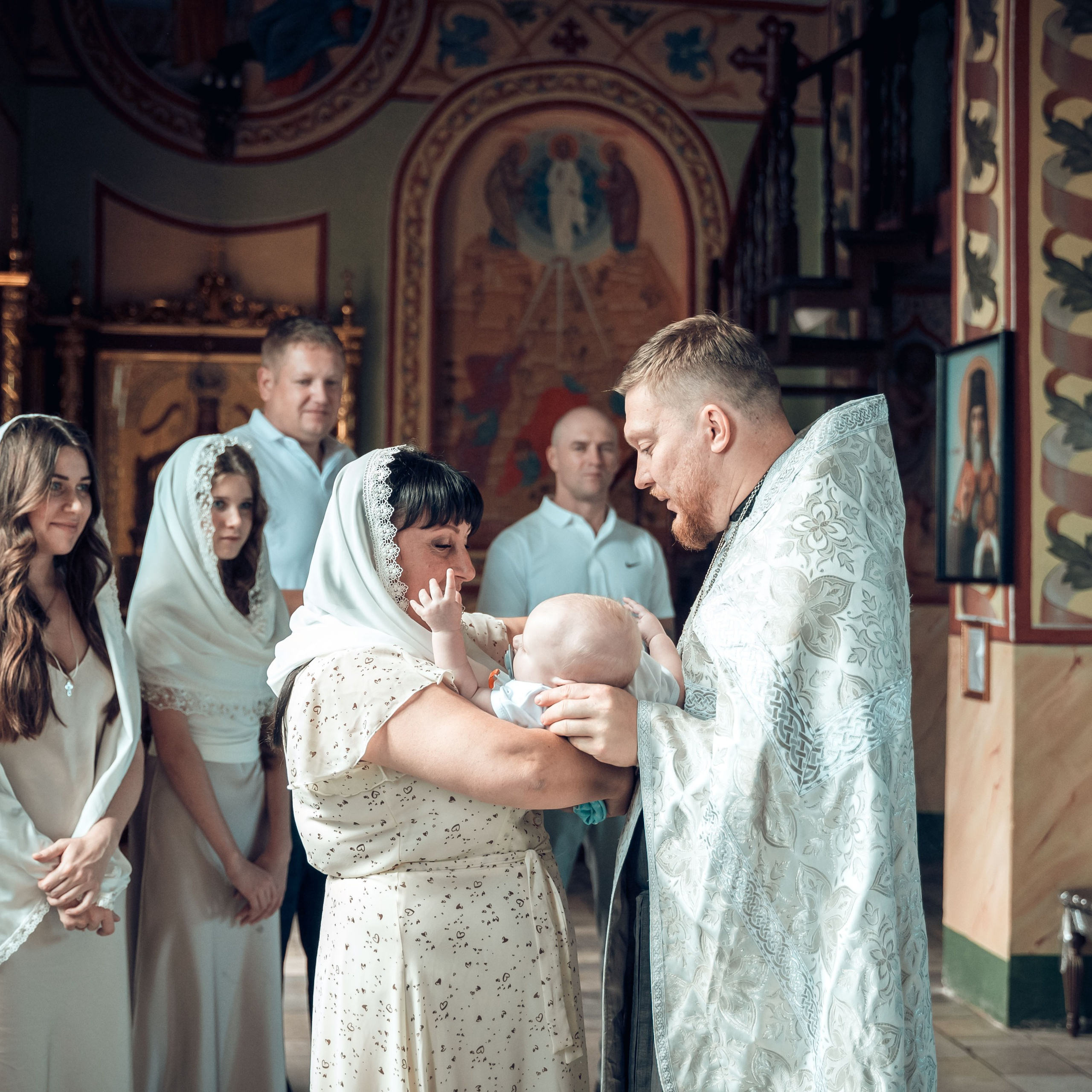Таинство Крещения Ильи в Храме Святой Троицы