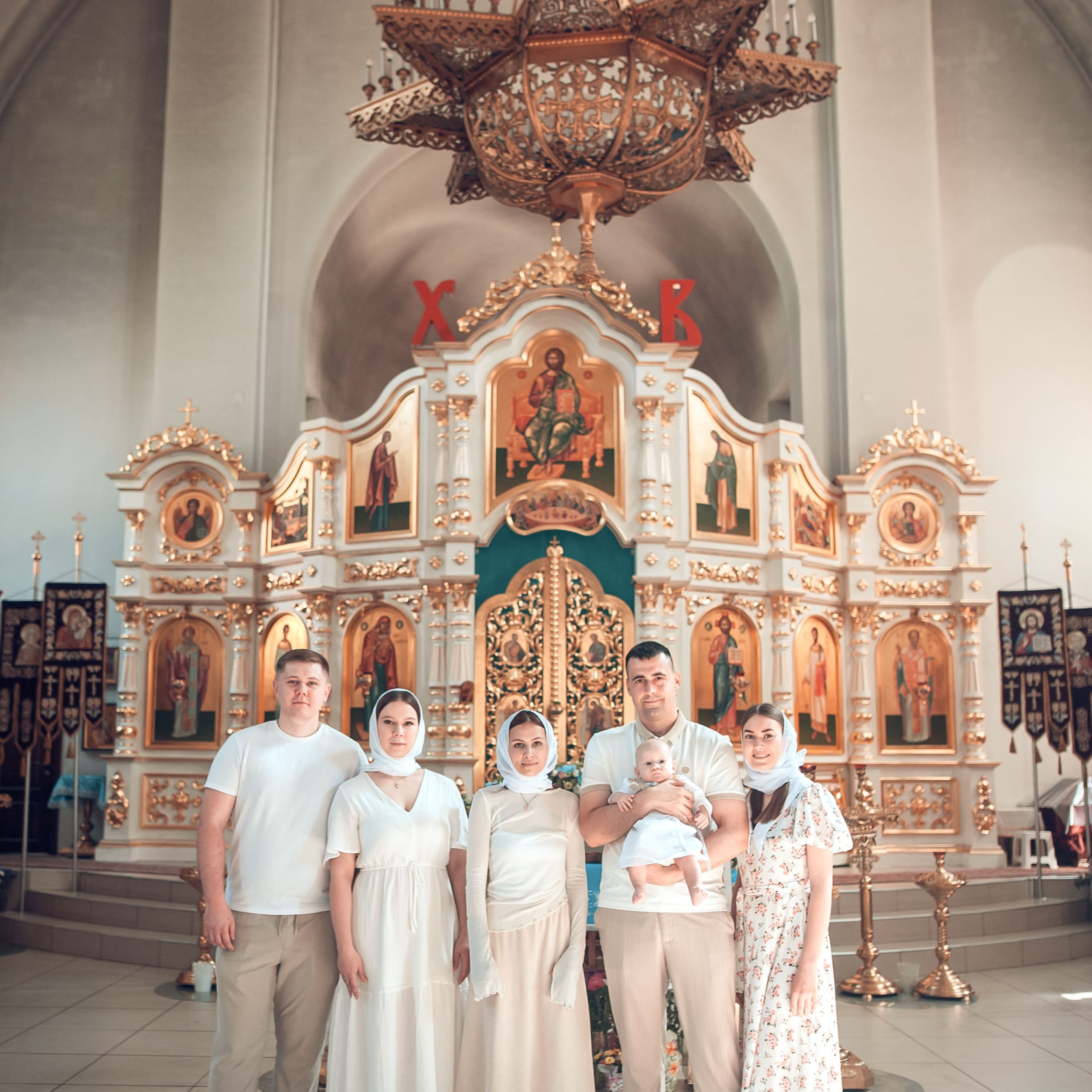 Таинство Крещения Артема в храме Николая Чудотворца