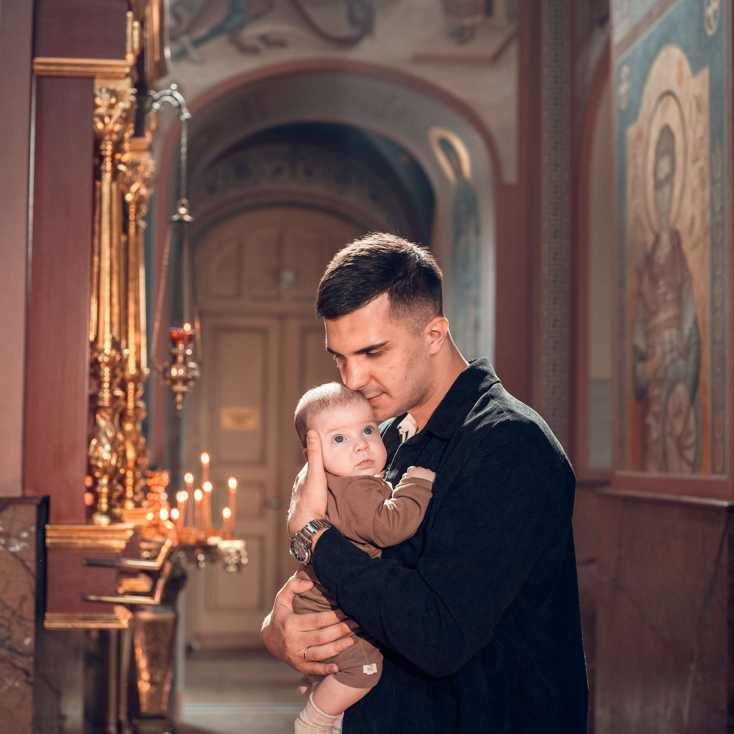 Таинство Крещения Ульяны и Захара в Свято-Георгиевском Храме