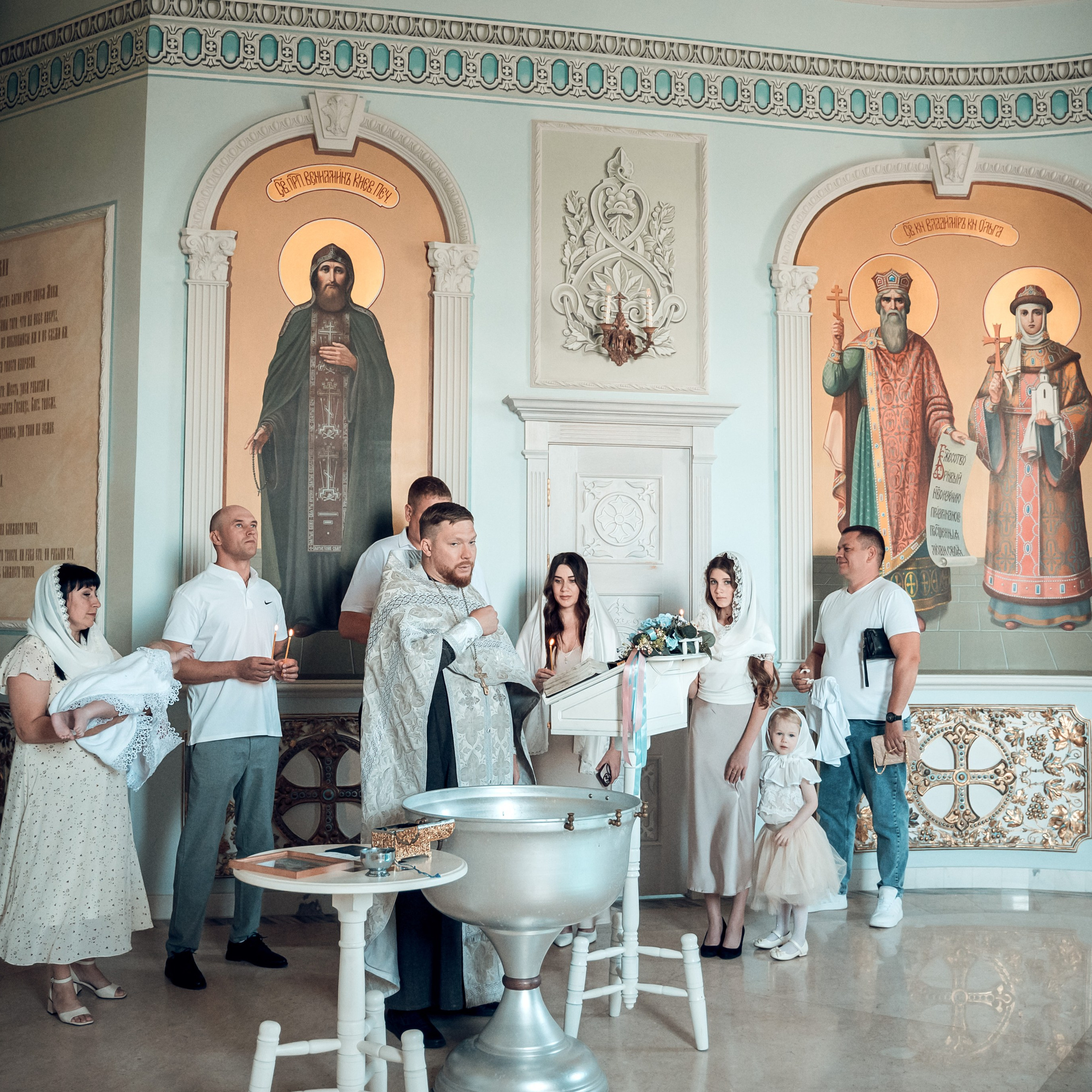 Таинство Крещения Ильи в Храме Святой Троицы