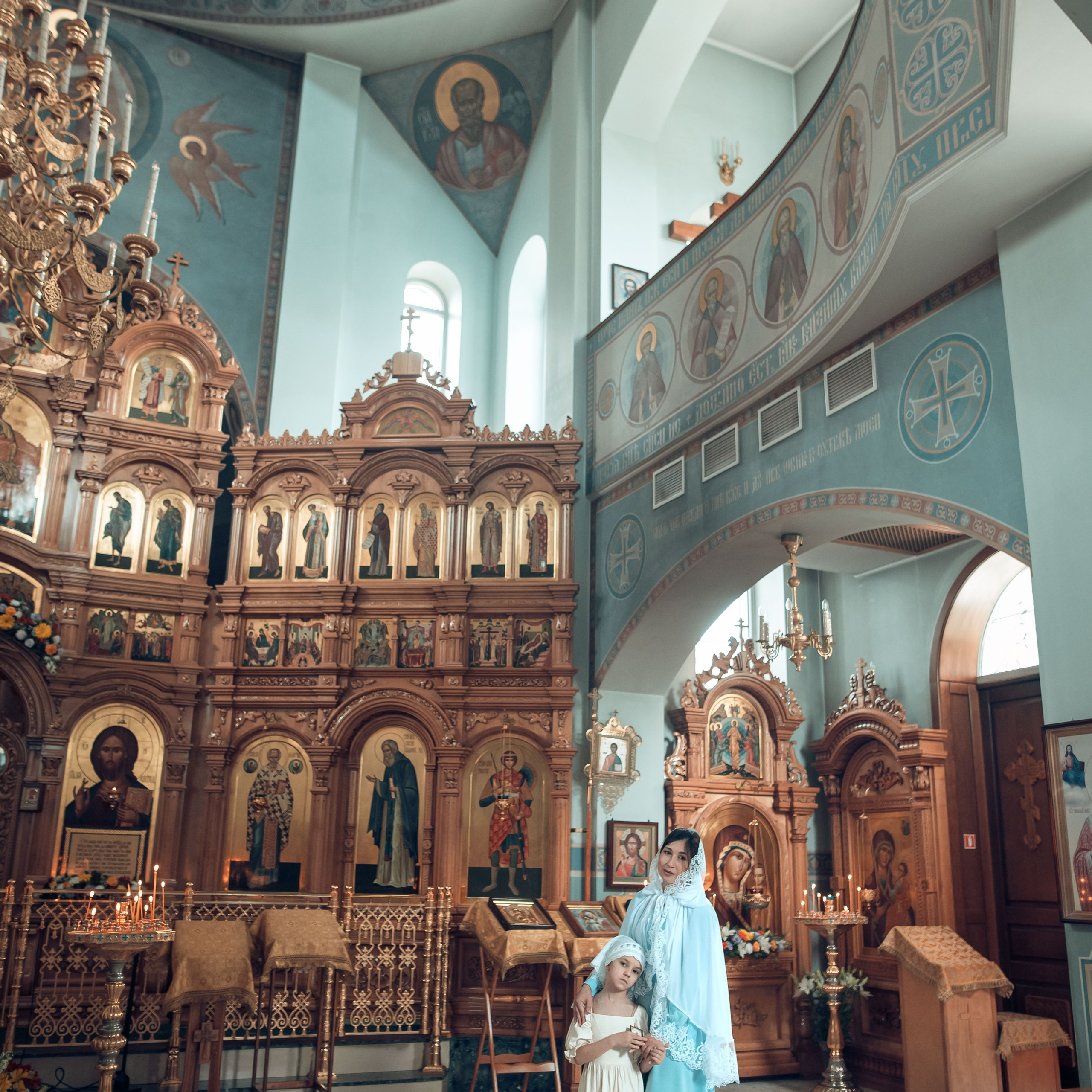 Таинство крещения Екатерины в Свято-Казанском храме