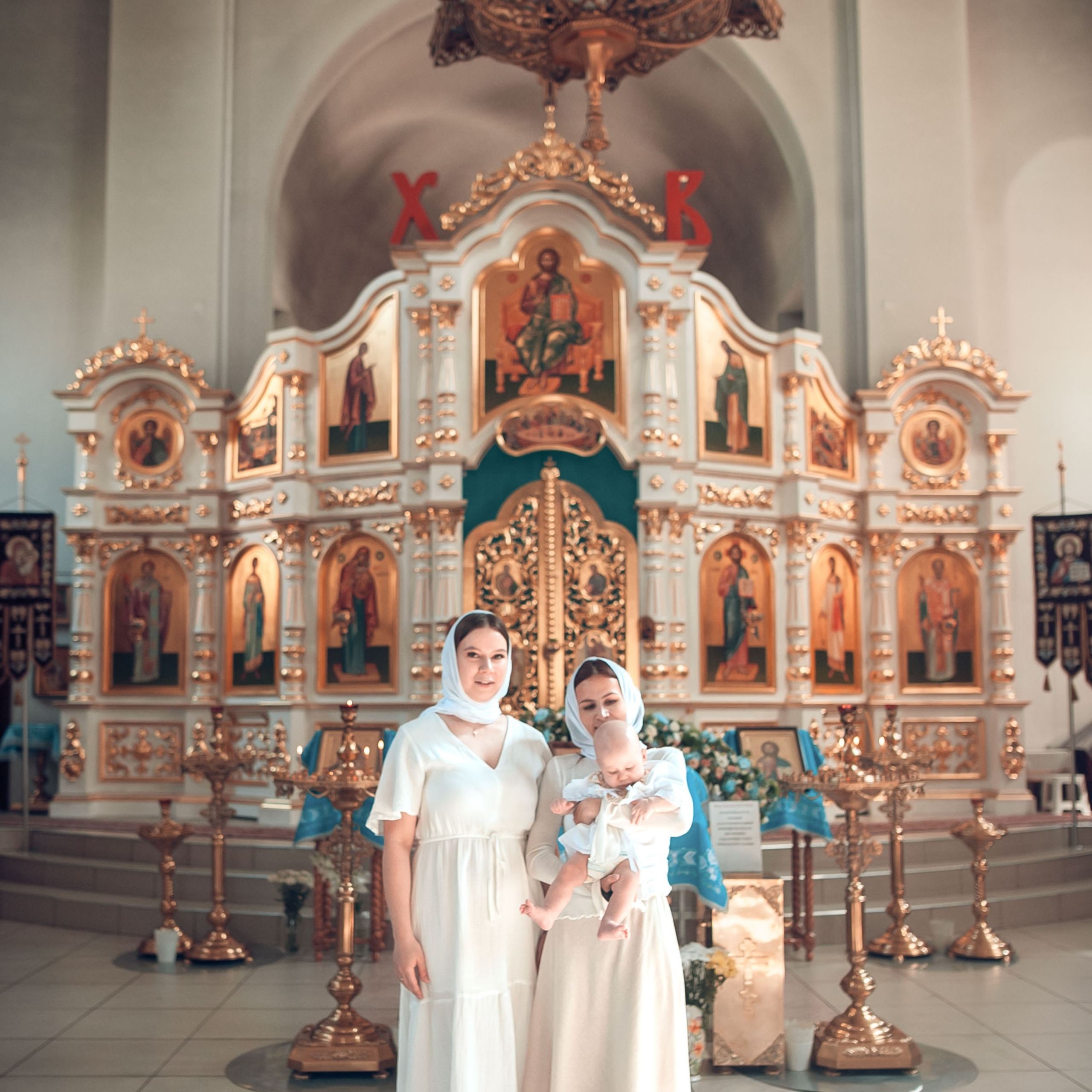 Таинство Крещения Артема в храме Николая Чудотворца