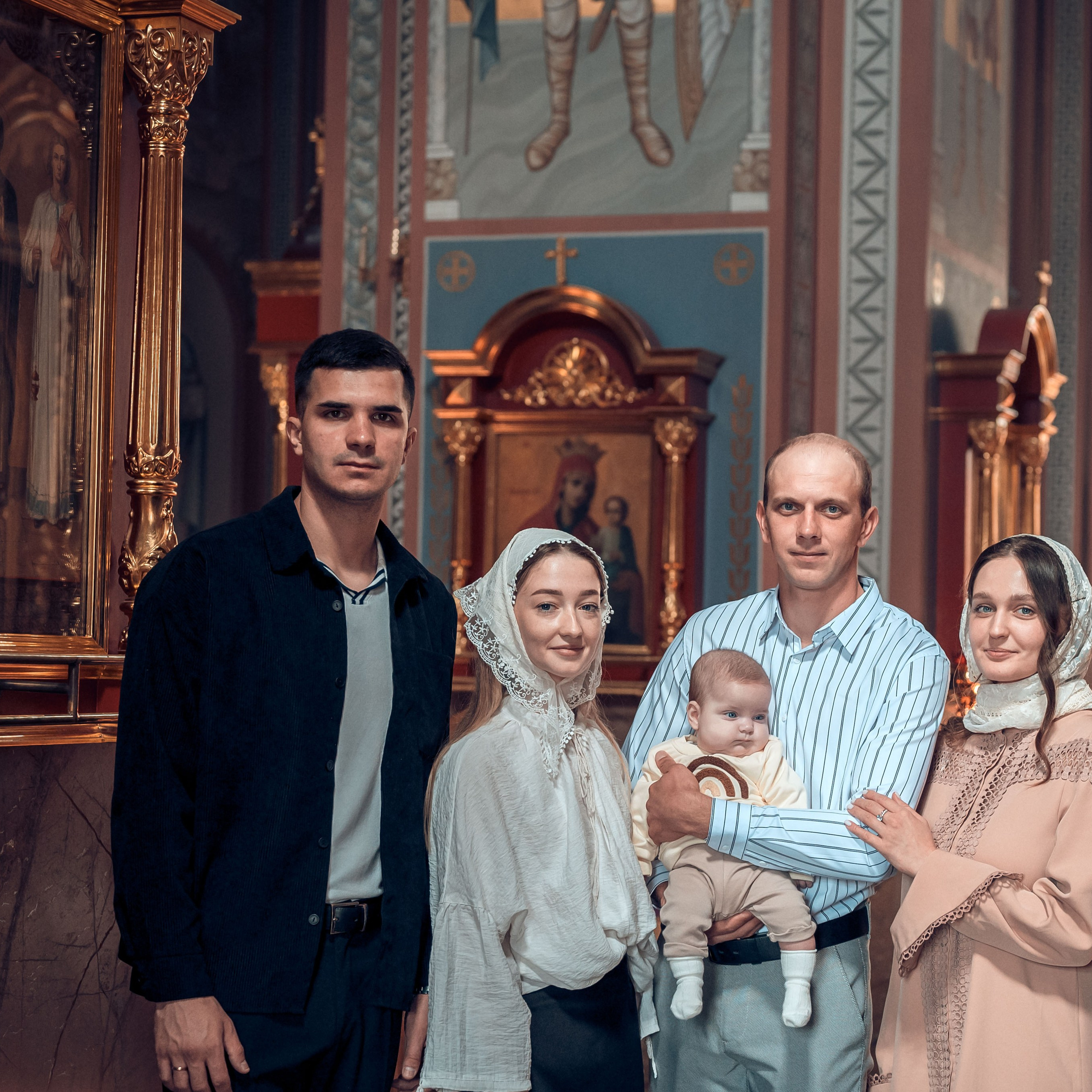 Таинство Крещения Ульяны и Захара в Свято-Георгиевском Храме