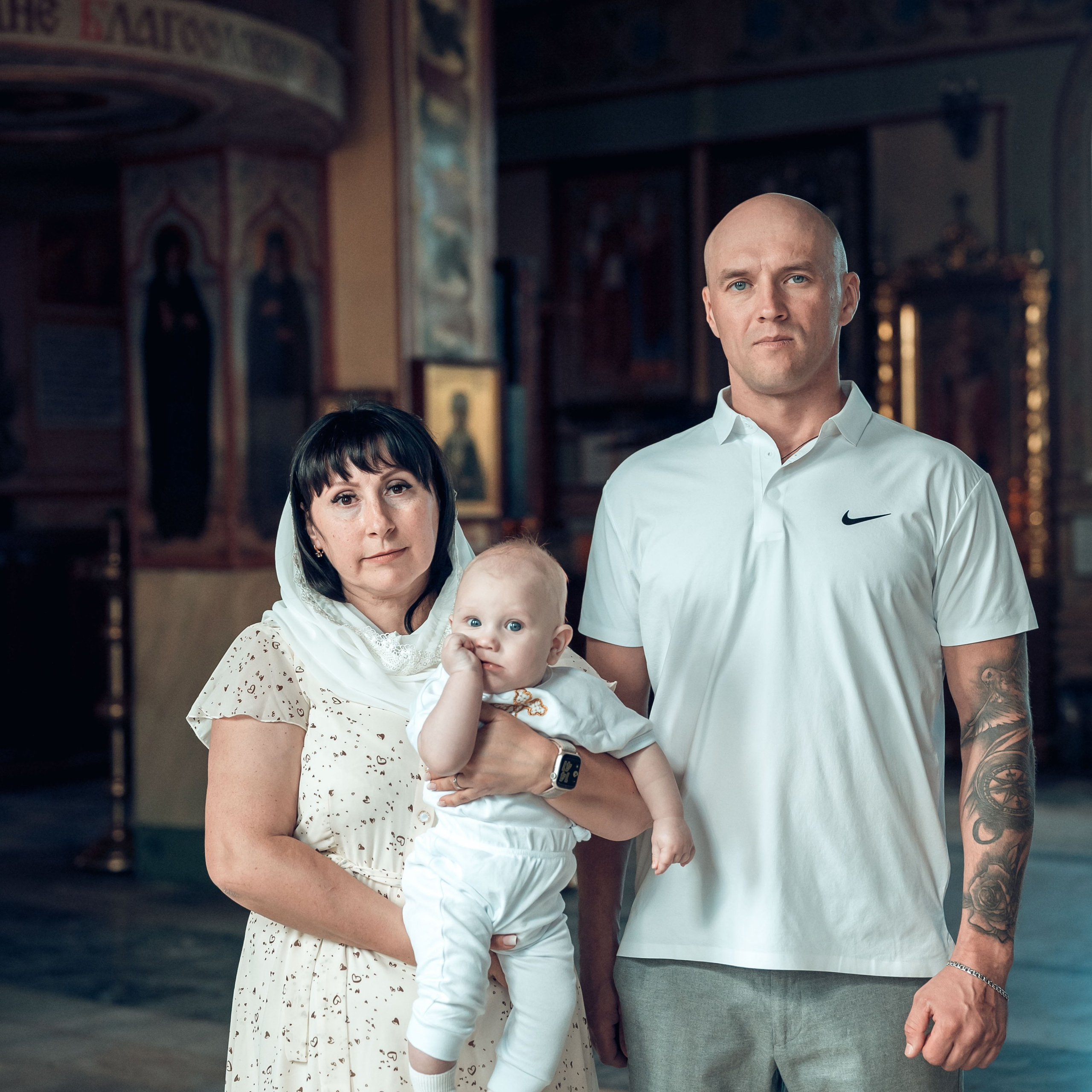 Таинство Крещения Ильи в Храме Святой Троицы