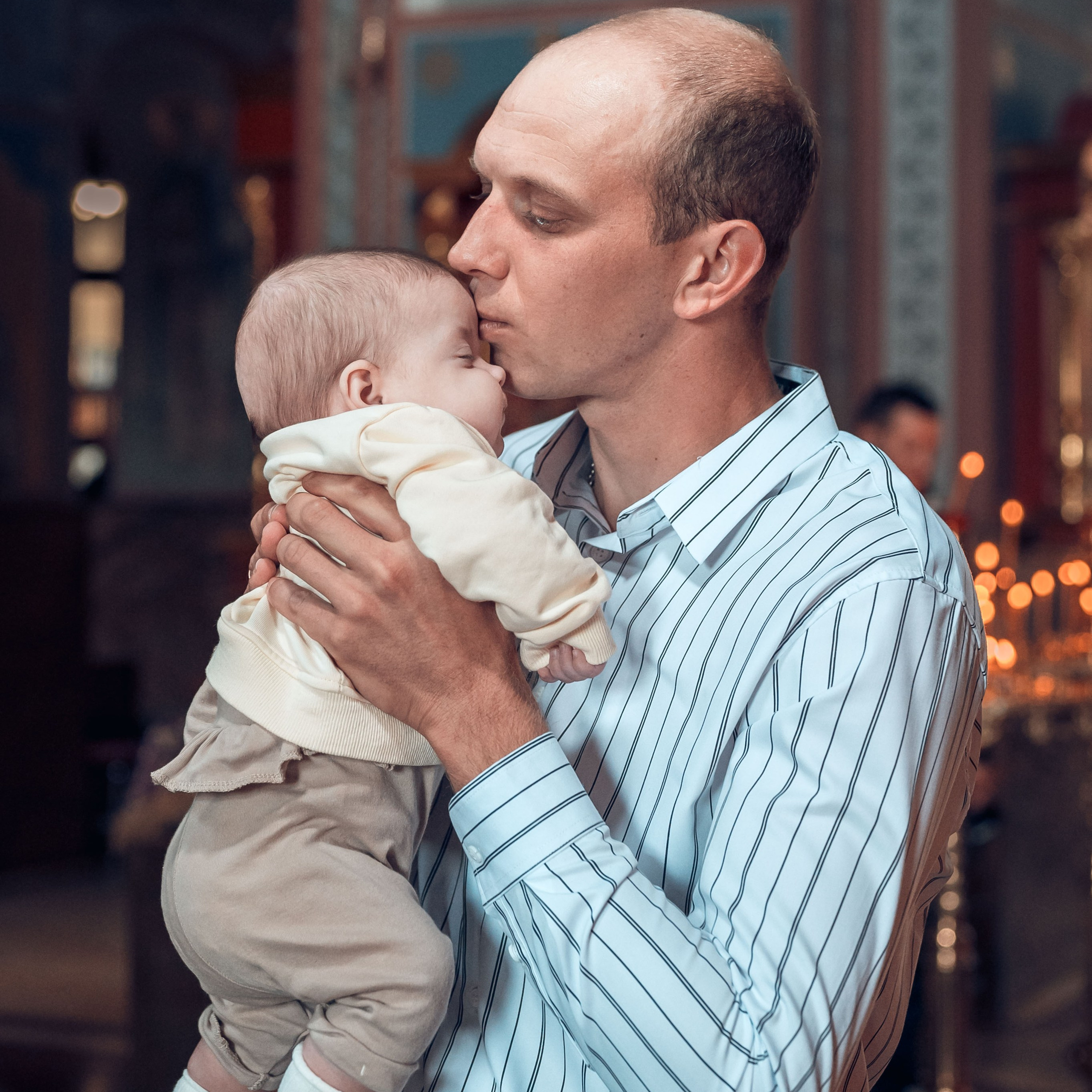 Таинство Крещения Ульяны и Захара в Свято-Георгиевском Храме