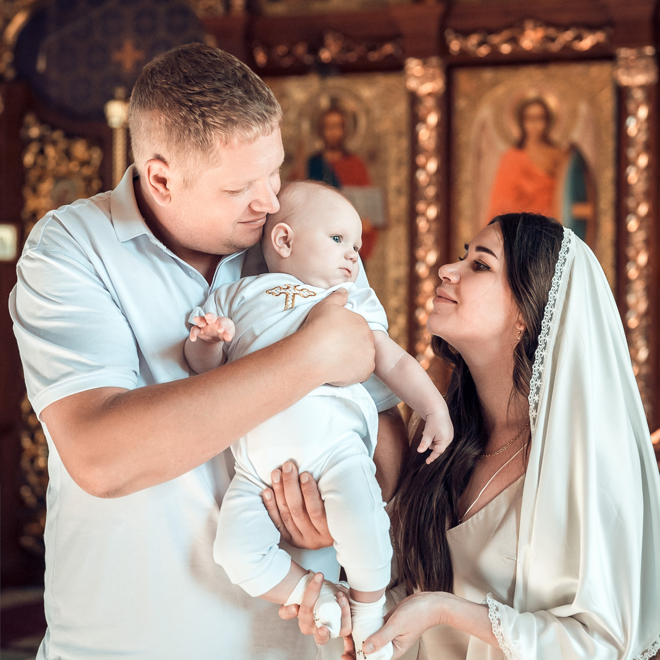 Таинство Крещения Ильи в Храме Святой Троицы