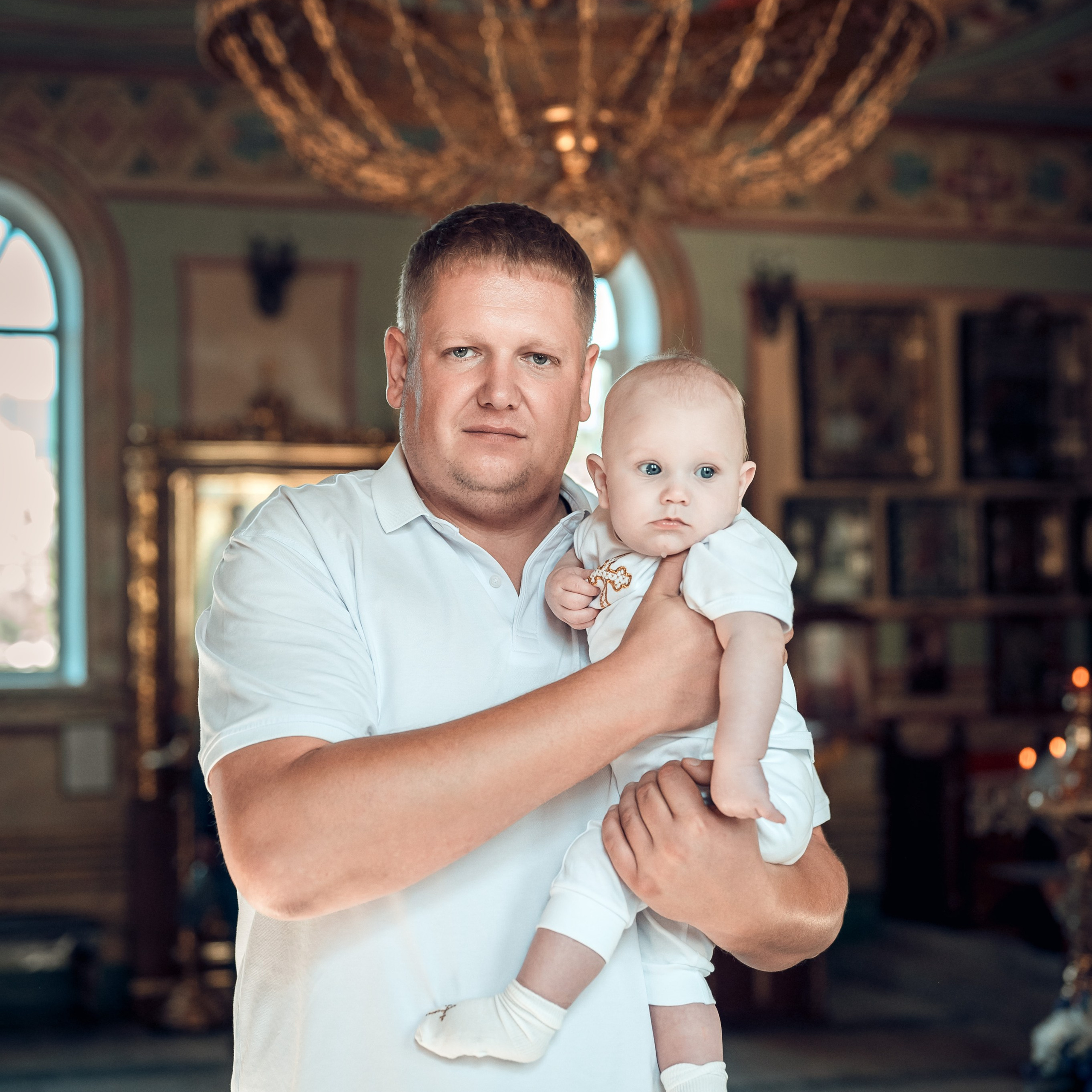 Таинство Крещения Ильи в Храме Святой Троицы