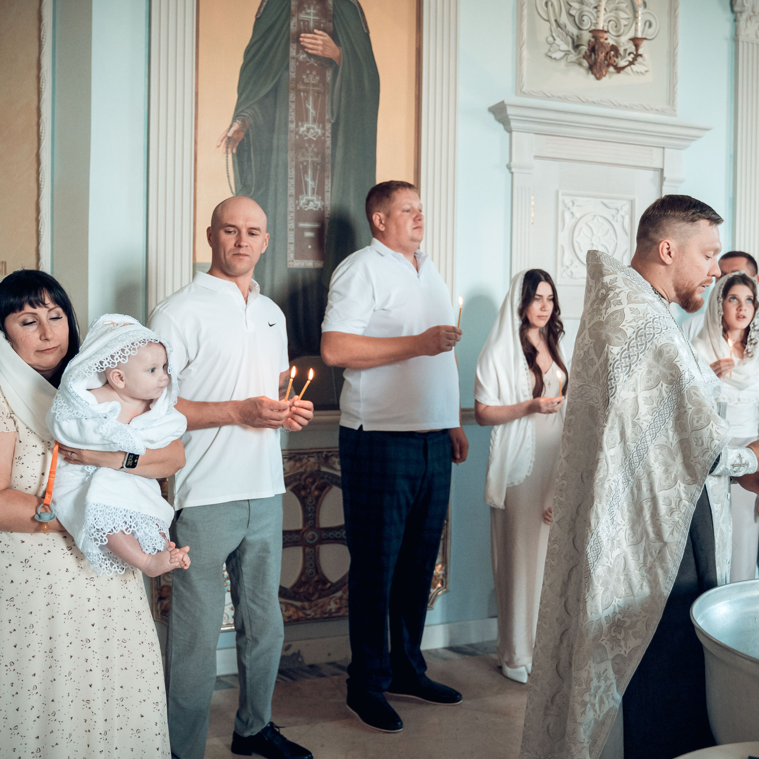 Таинство Крещения Ильи в Храме Святой Троицы