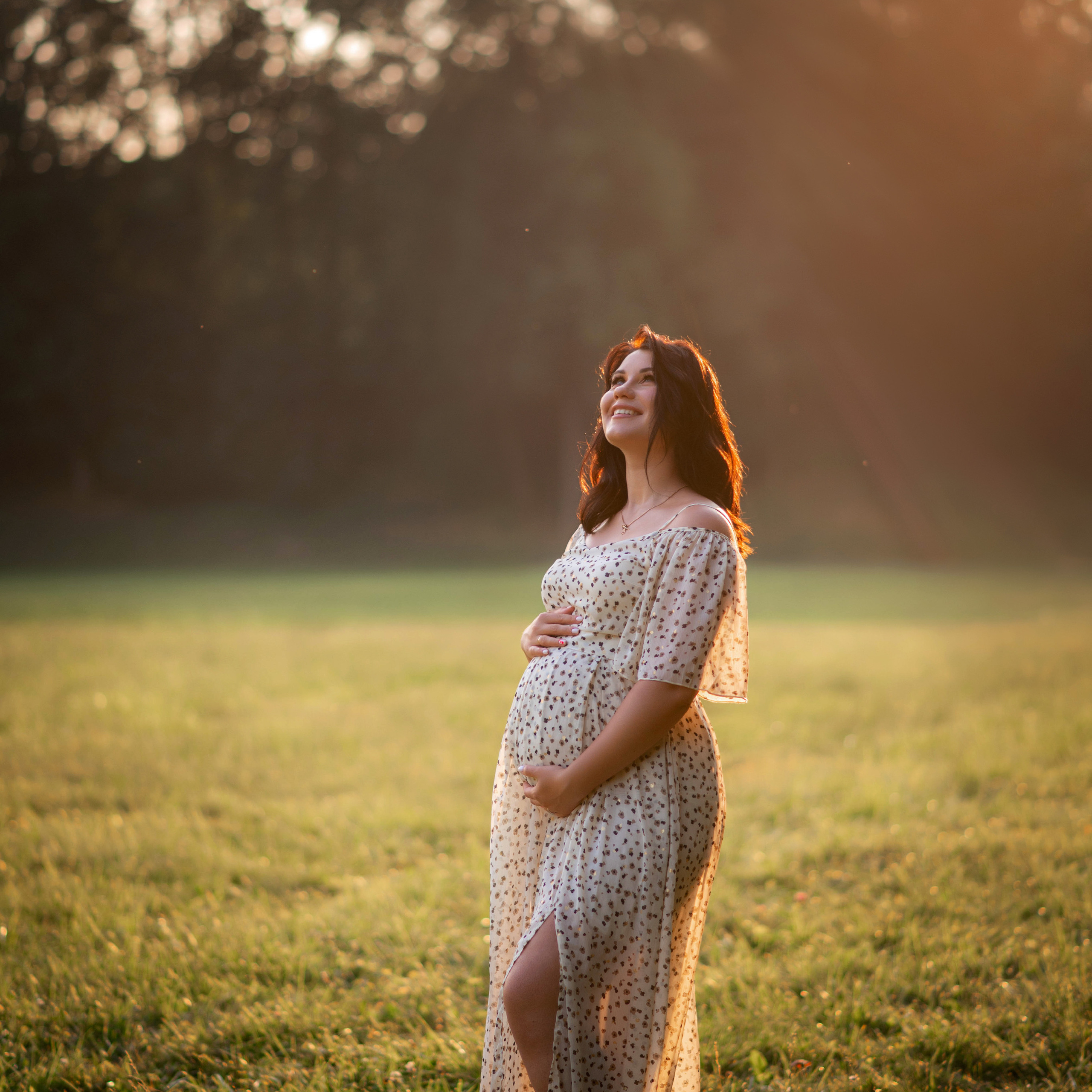 На природе