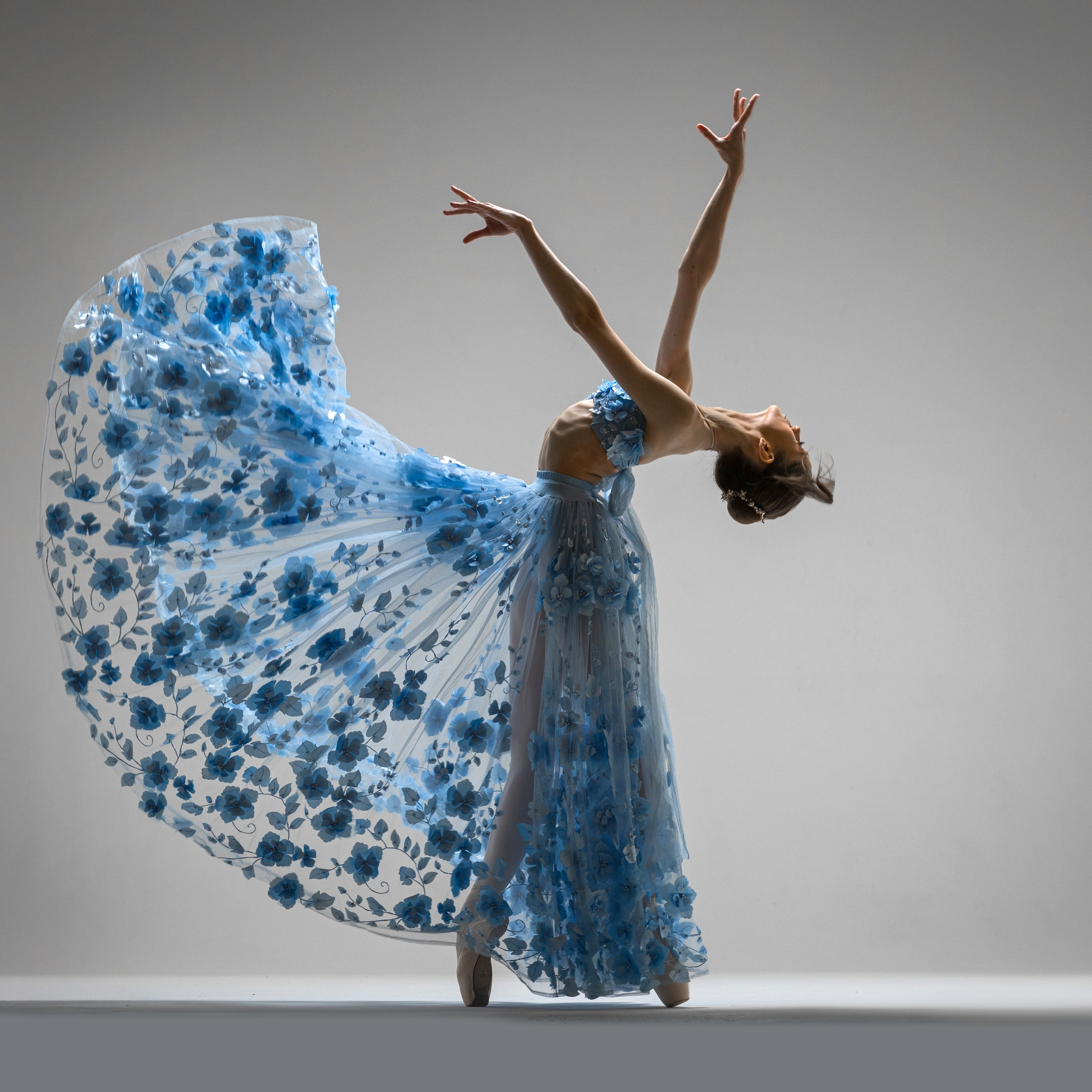 Юбка «Голубой цветок»