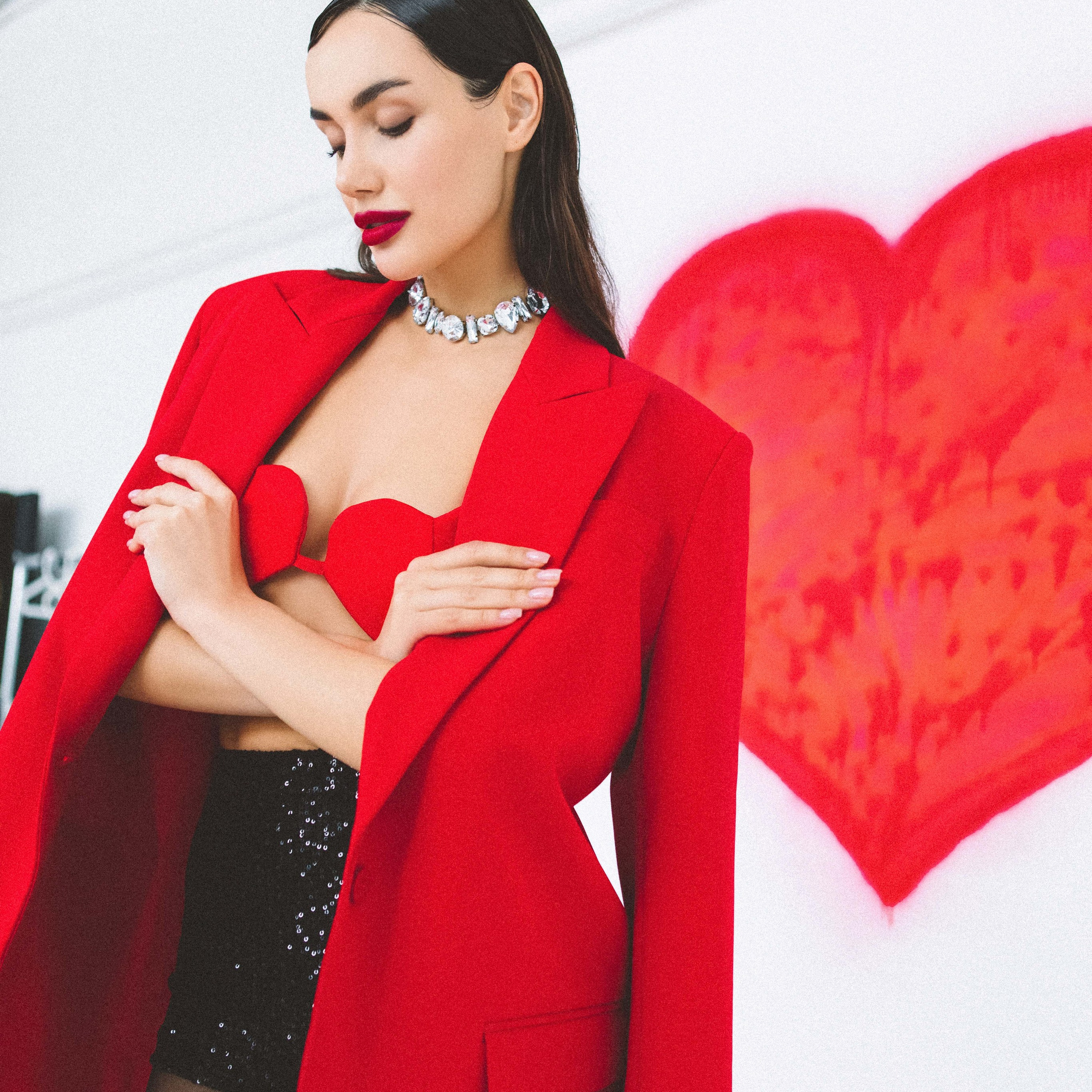 Наталья. Фотосессия на плёнку. Фотосессия с сердцами ко Дню Святого Валентина