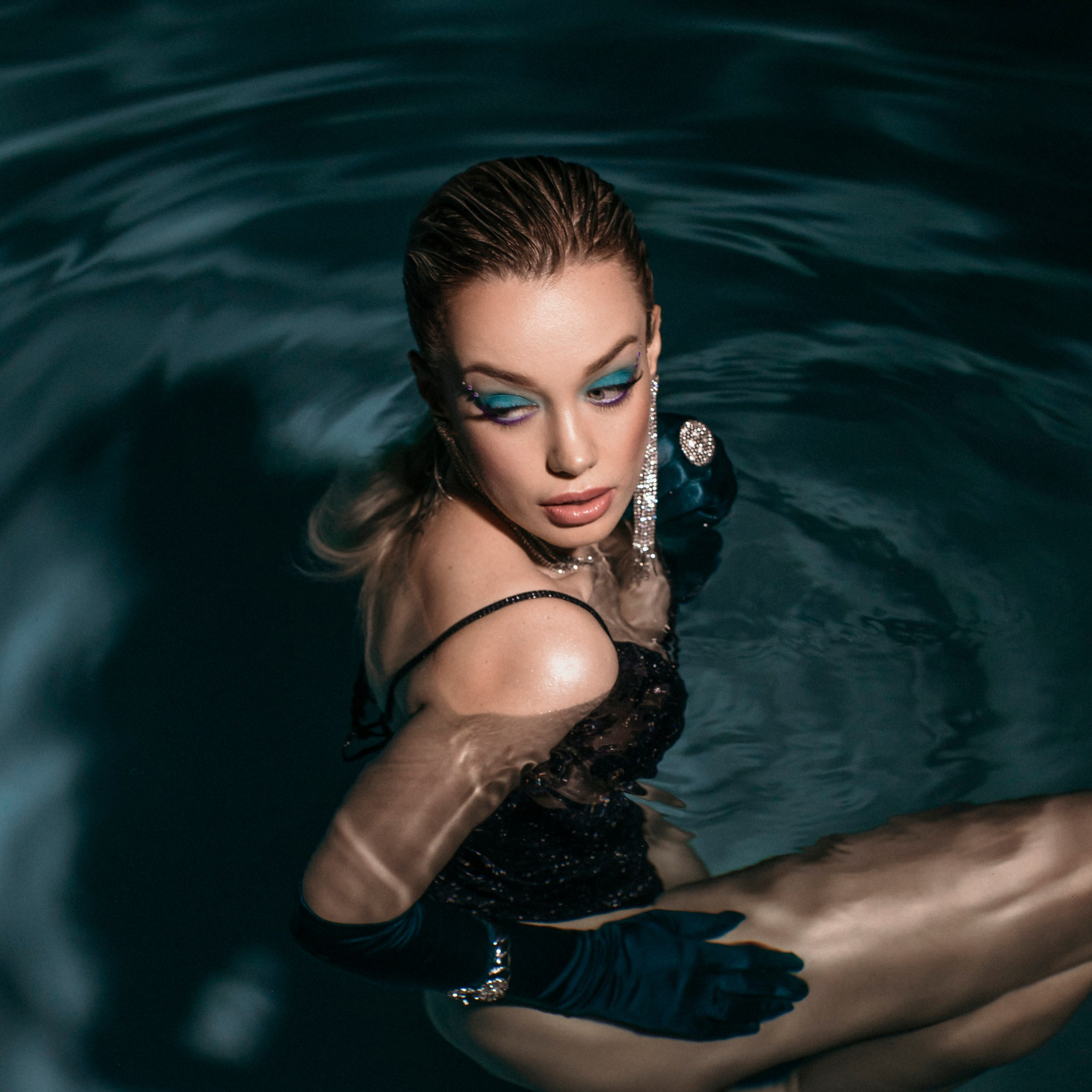 Фотосессия в бассейне. Клавдия