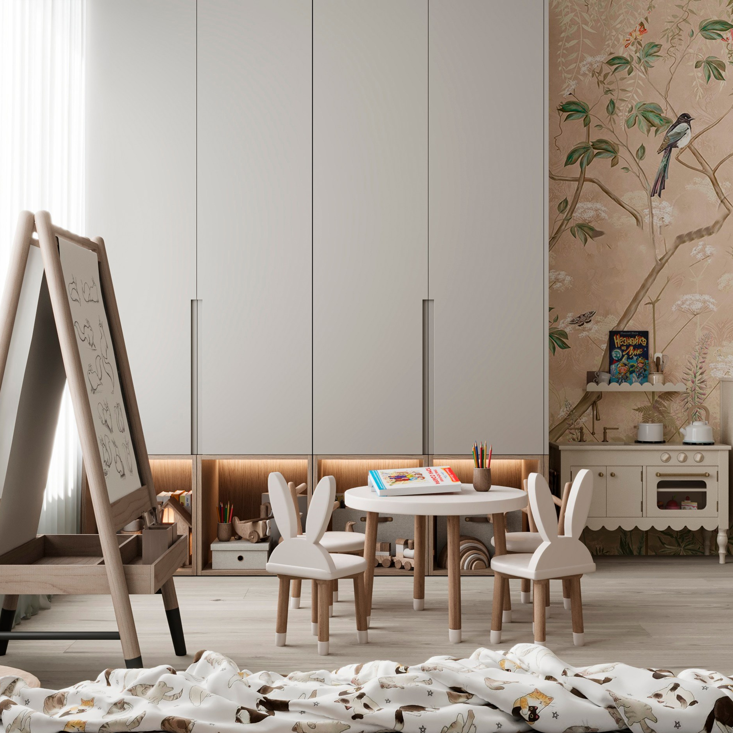 детская комната девочки