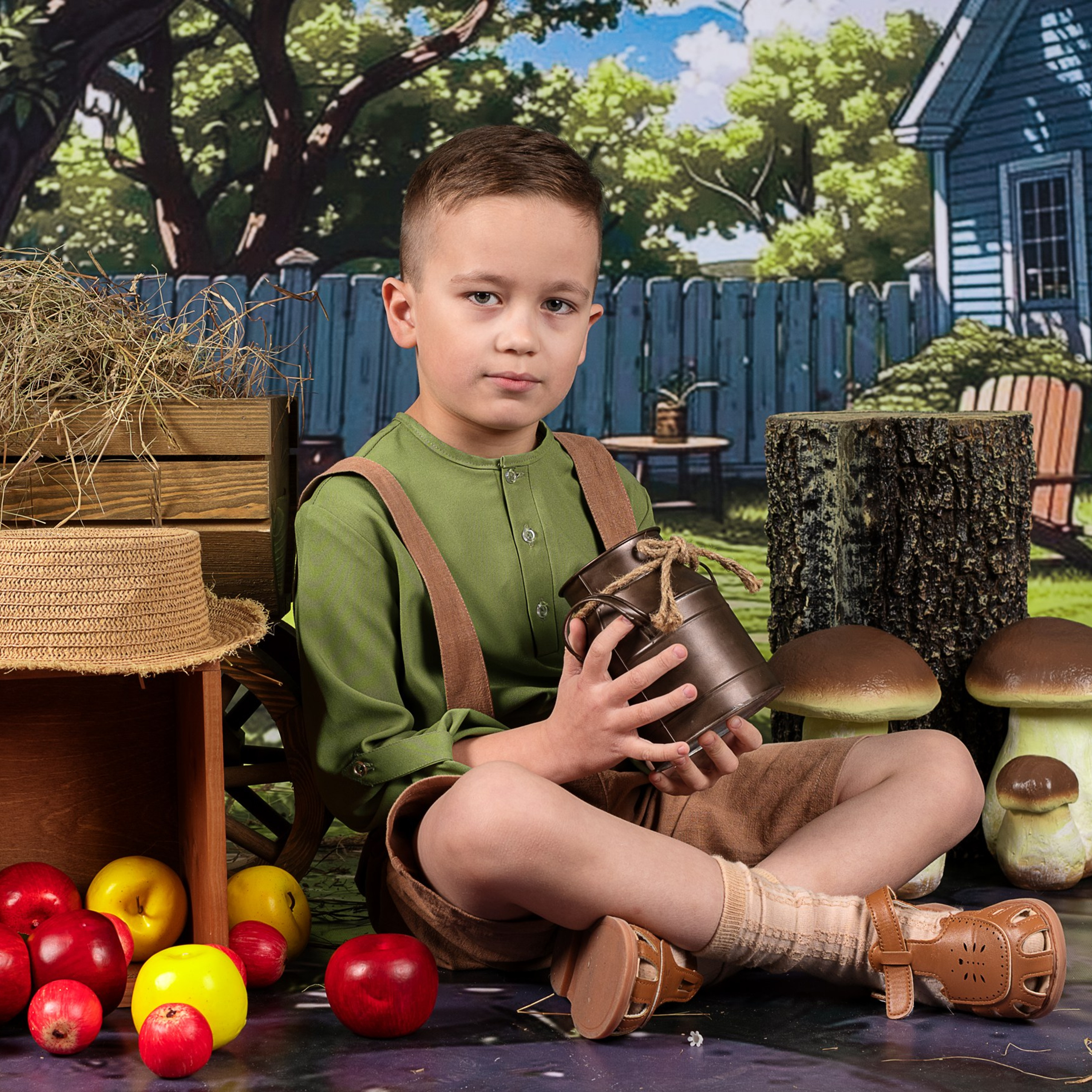 Сюжет «Деревенька»