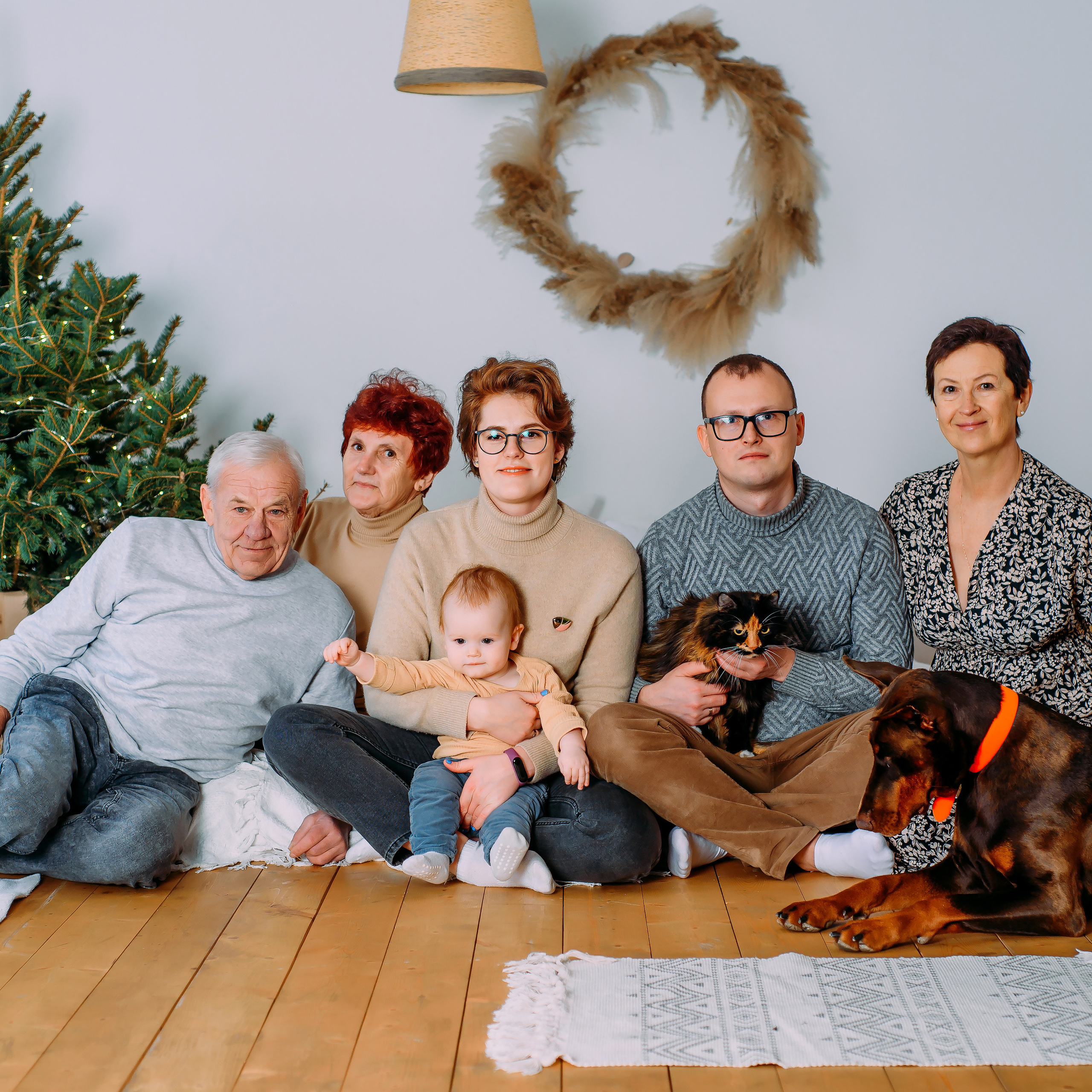 Елизавета с семьей