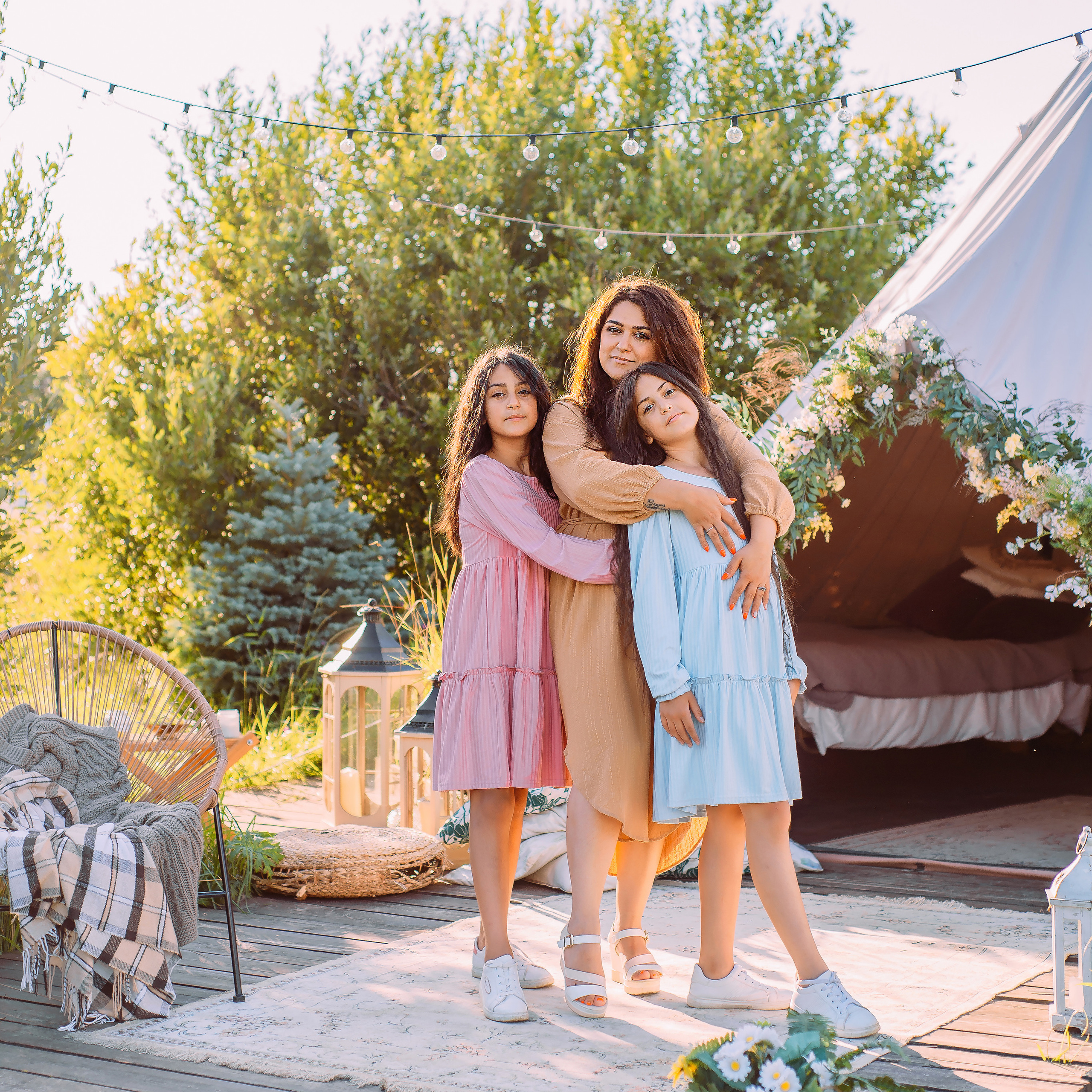 Араксия с дочками