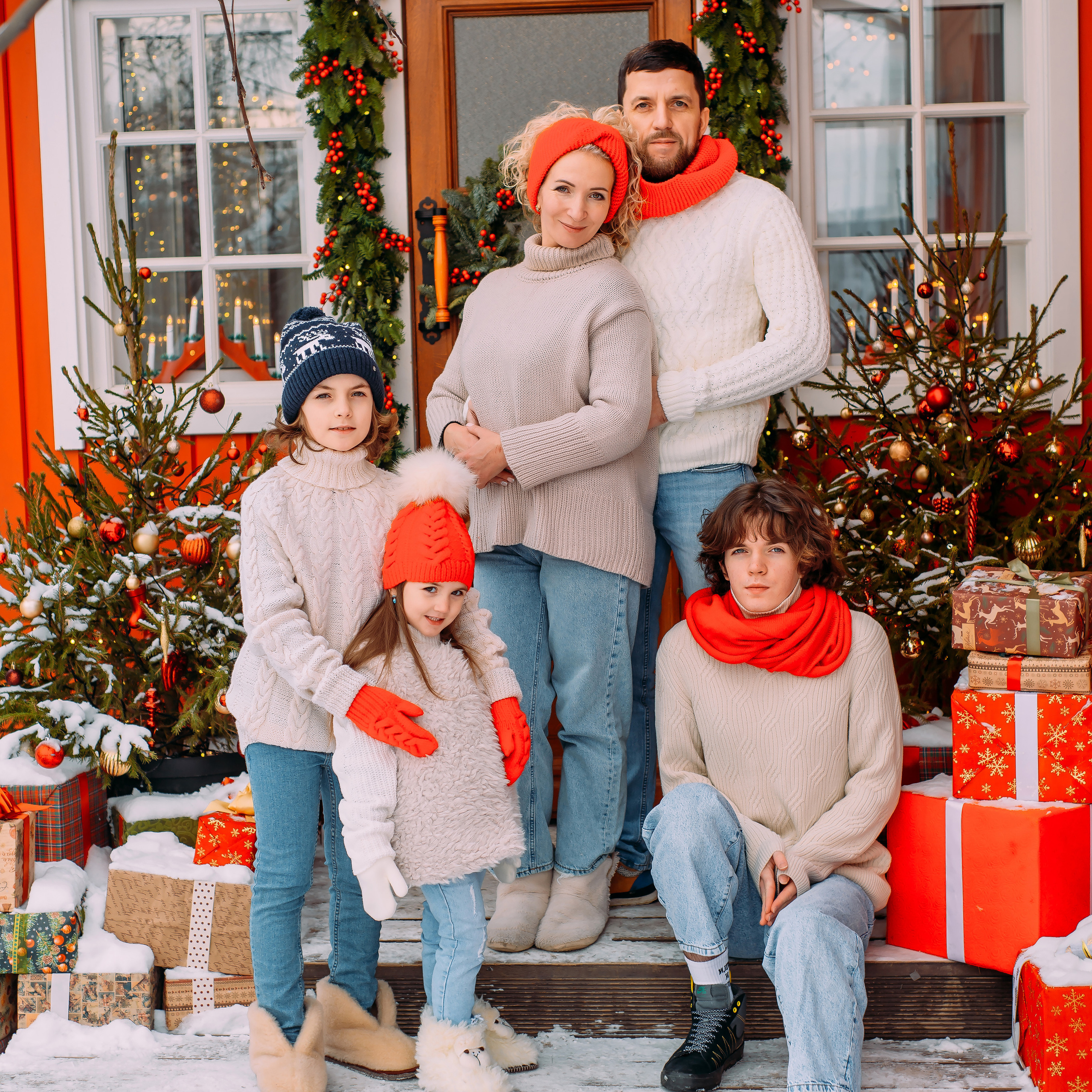 Дарья с семьей