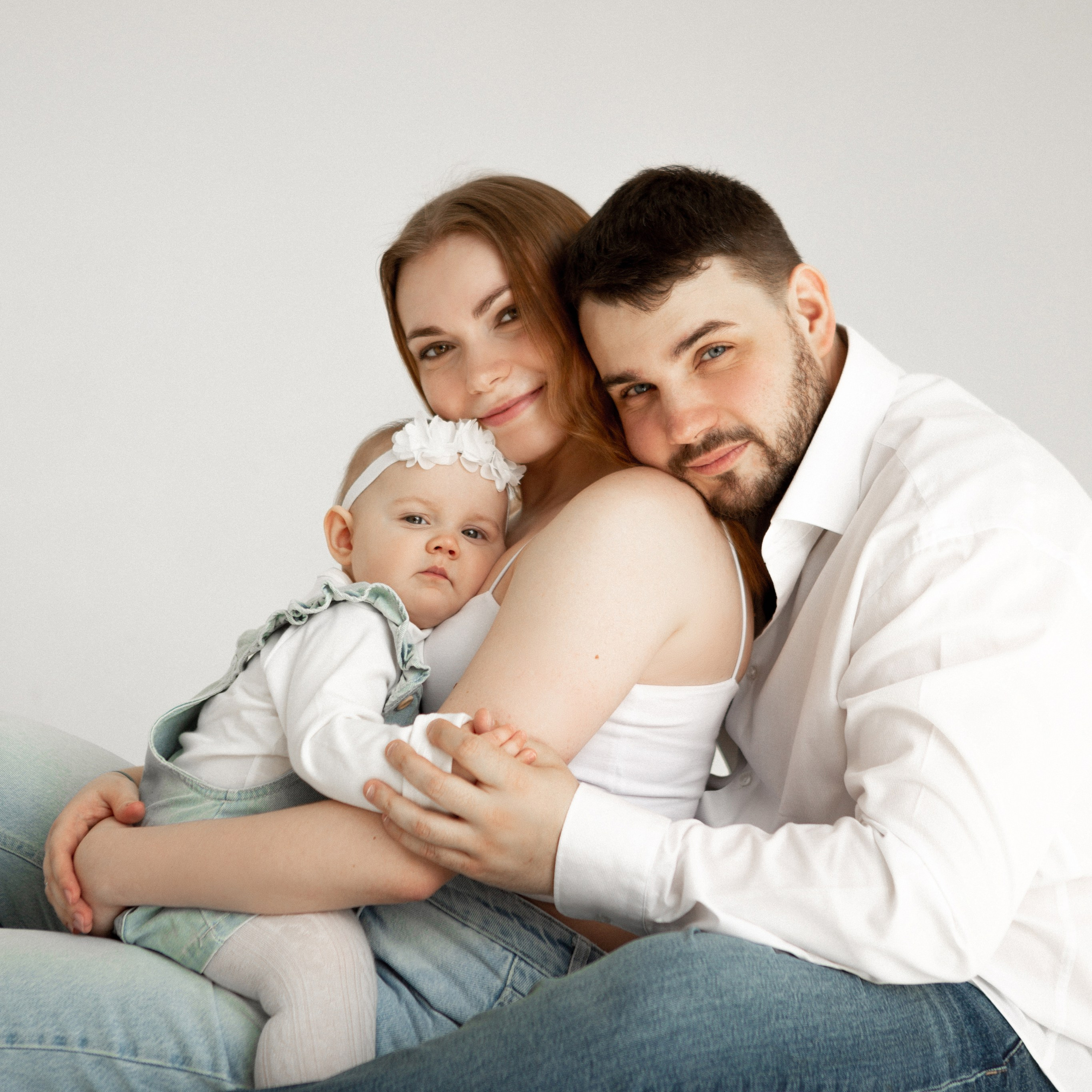 Семейная фотосессия в&nbsp;стиле минимализм