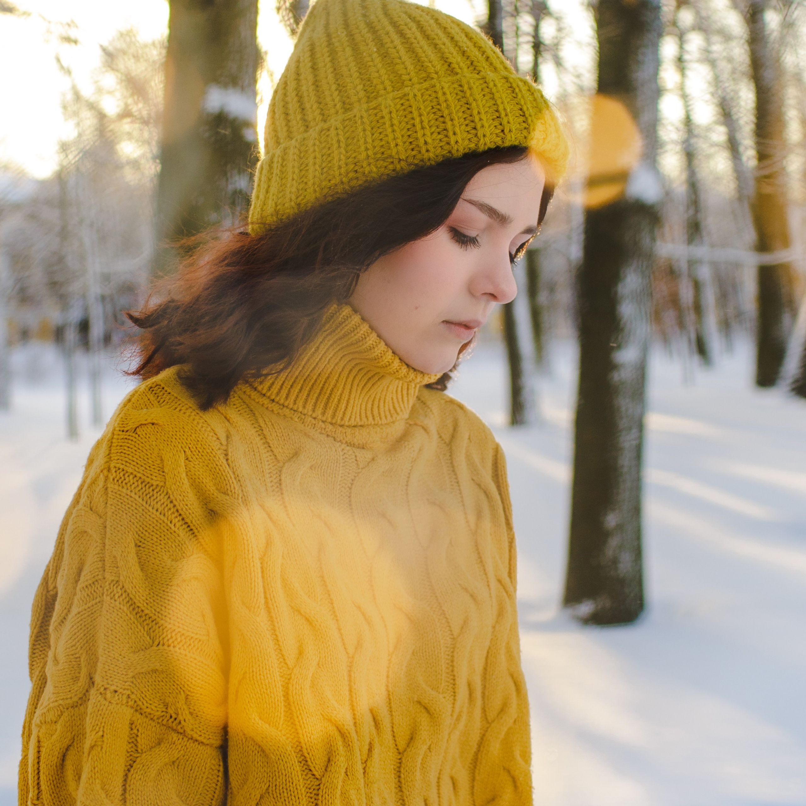 Лиза. Зимняя фотопрогулка