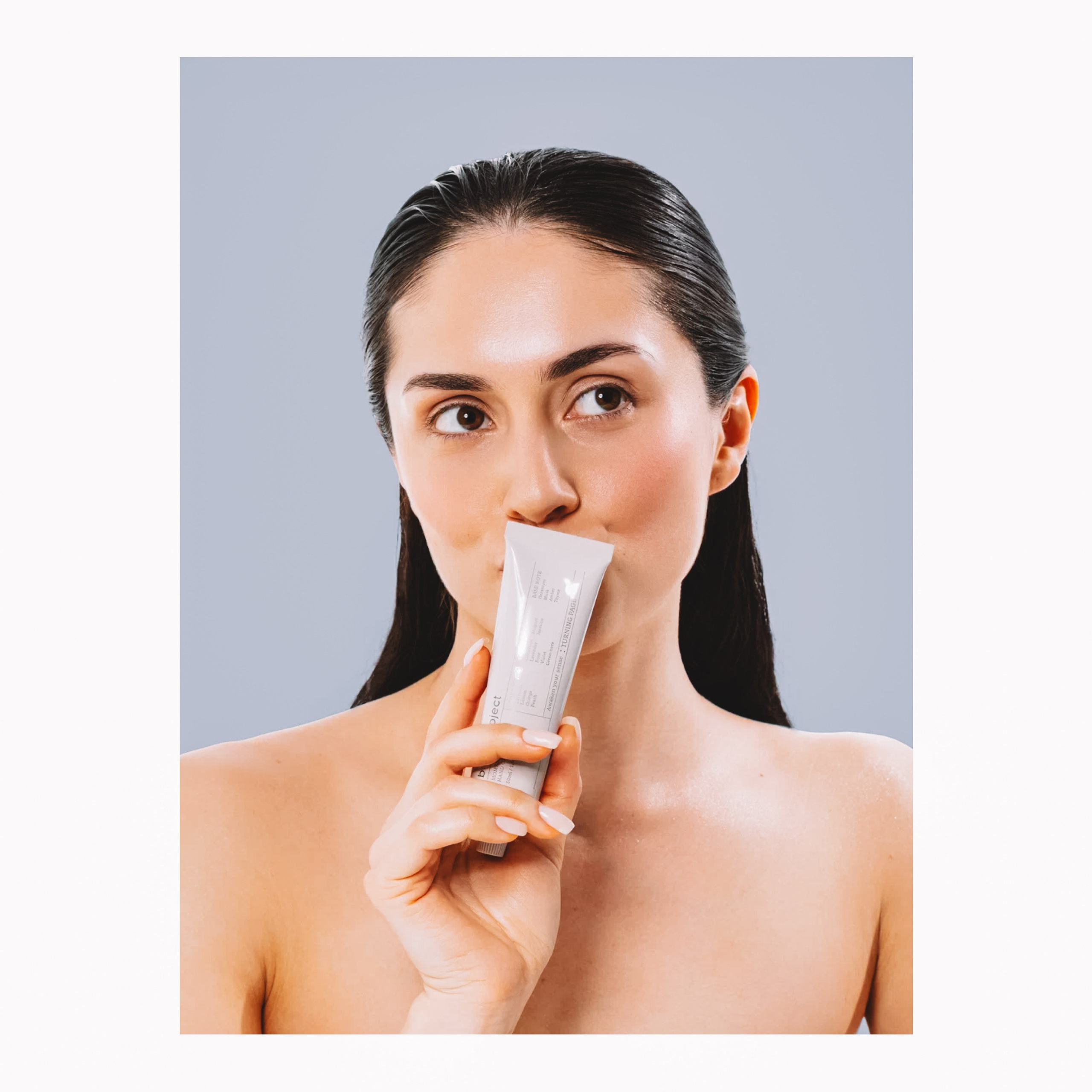 интересная съемка с моделью