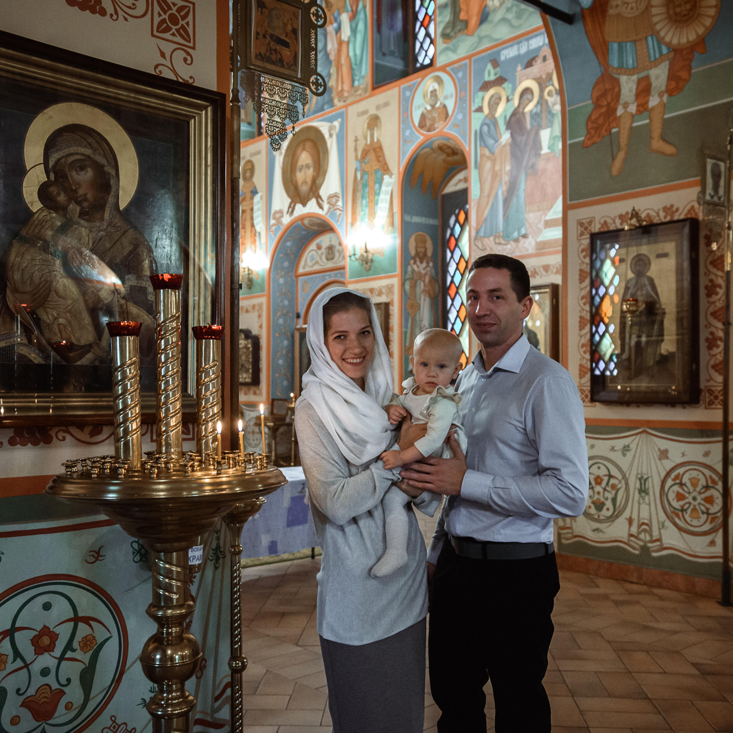 Крещение в Храме Казанской иконы Божией Матери в Котельниках