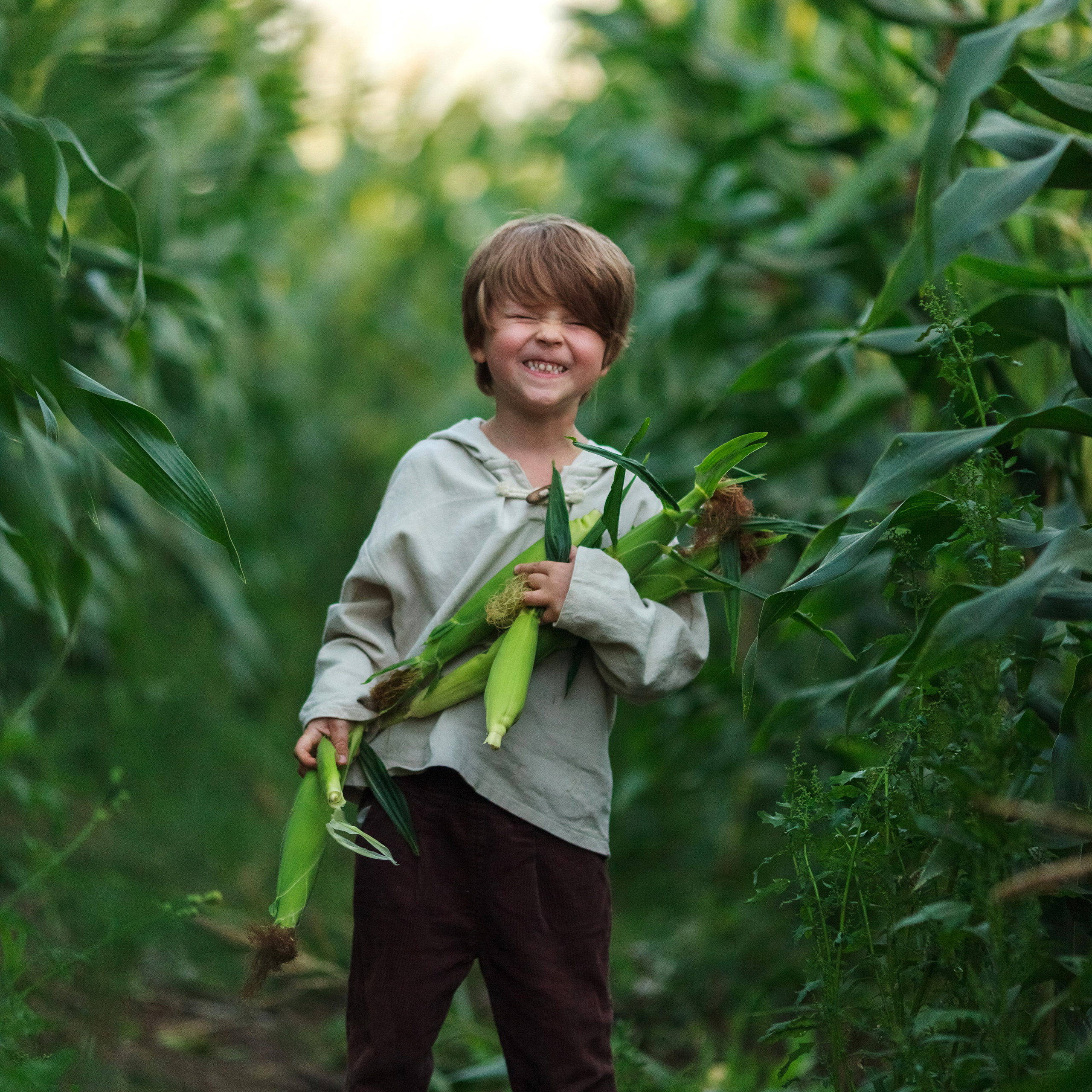 Фото-проект " Кукуруза». Детский и семейный фотограф в Санкт-Петербурге и области Никова Вика