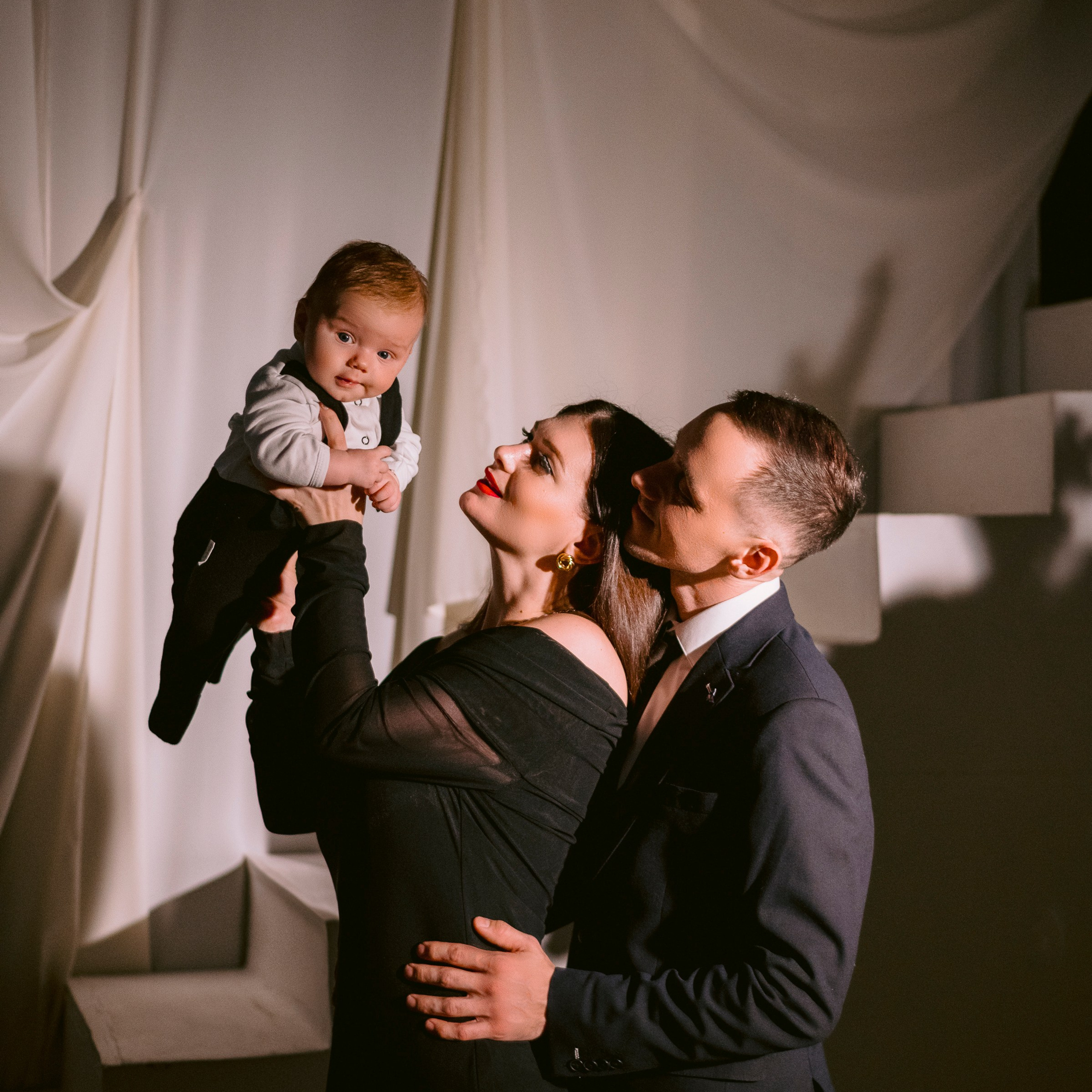 Элегантная семейная съемка