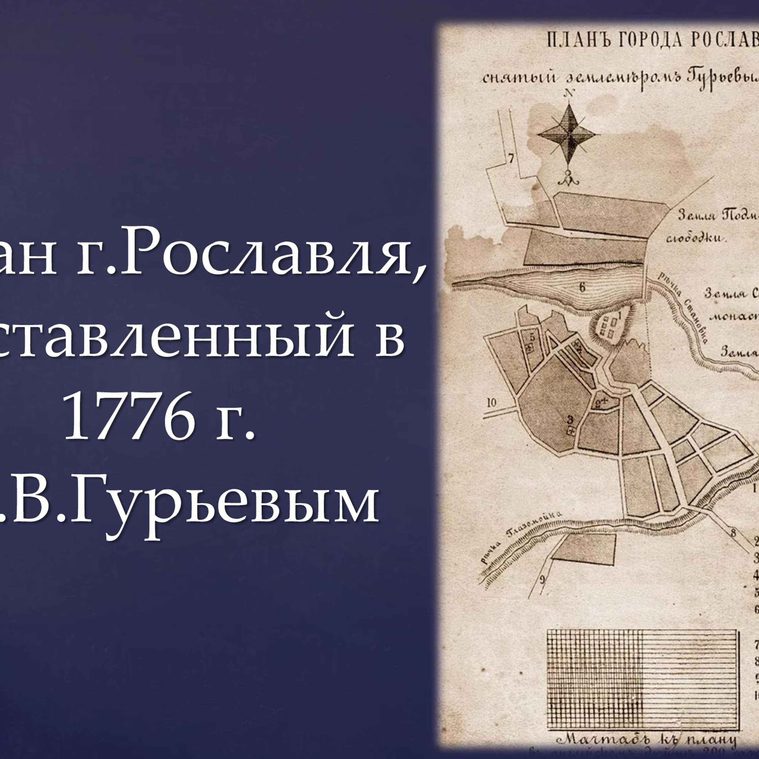 Презентация «Названия улиц Рославля в его истории»