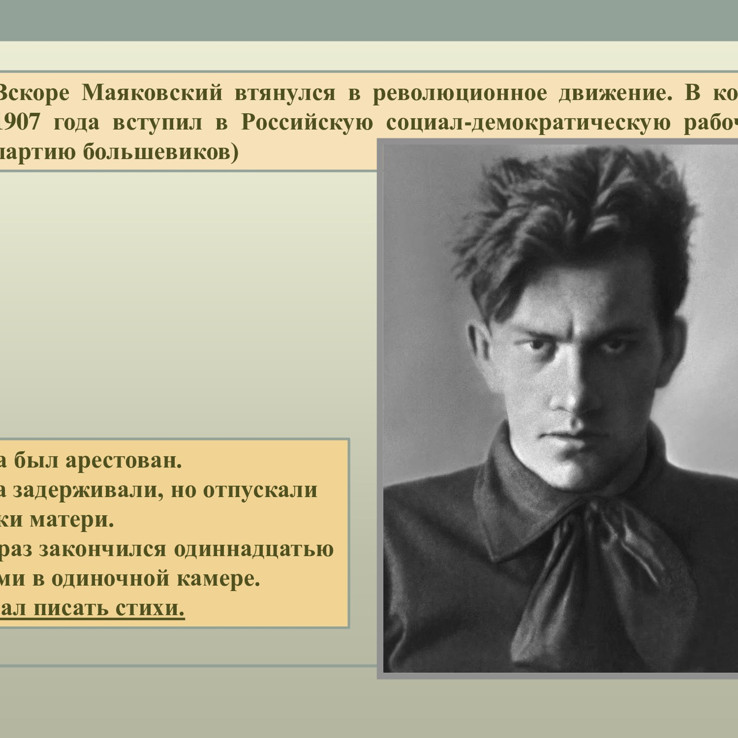 В. В. Маяковский (биография)