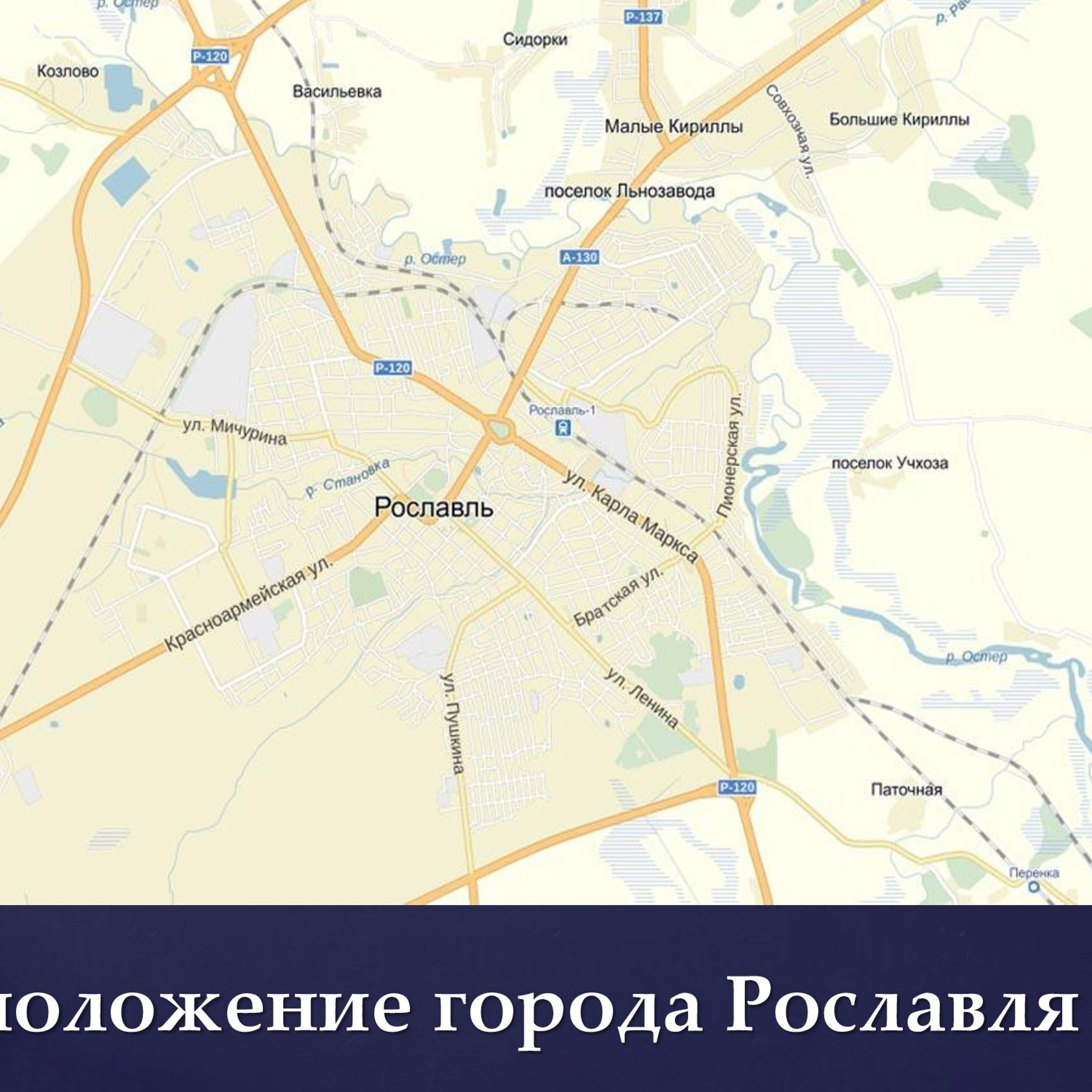 Презентация «Названия улиц Рославля в его истории»