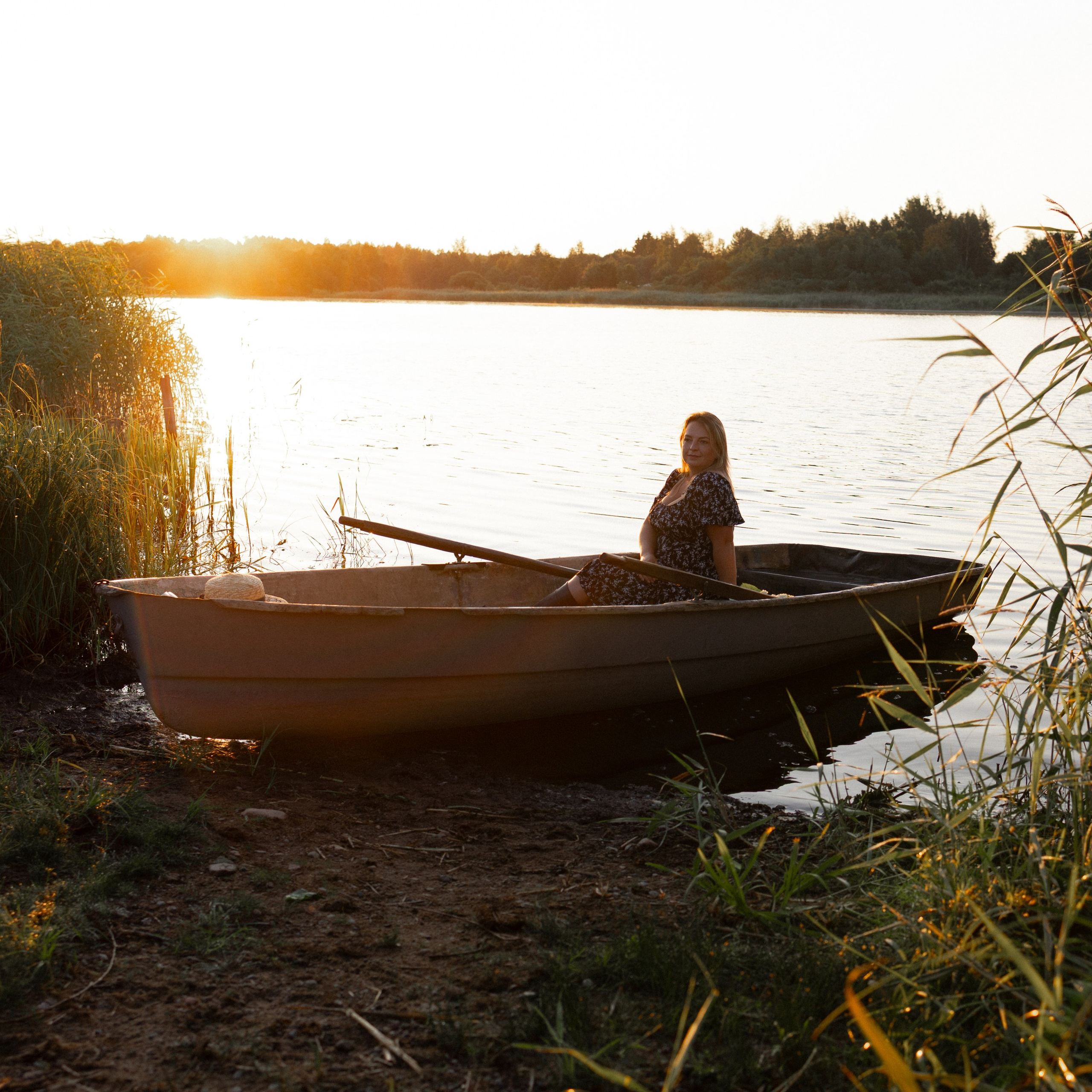 Невероятный рассвет в деревне