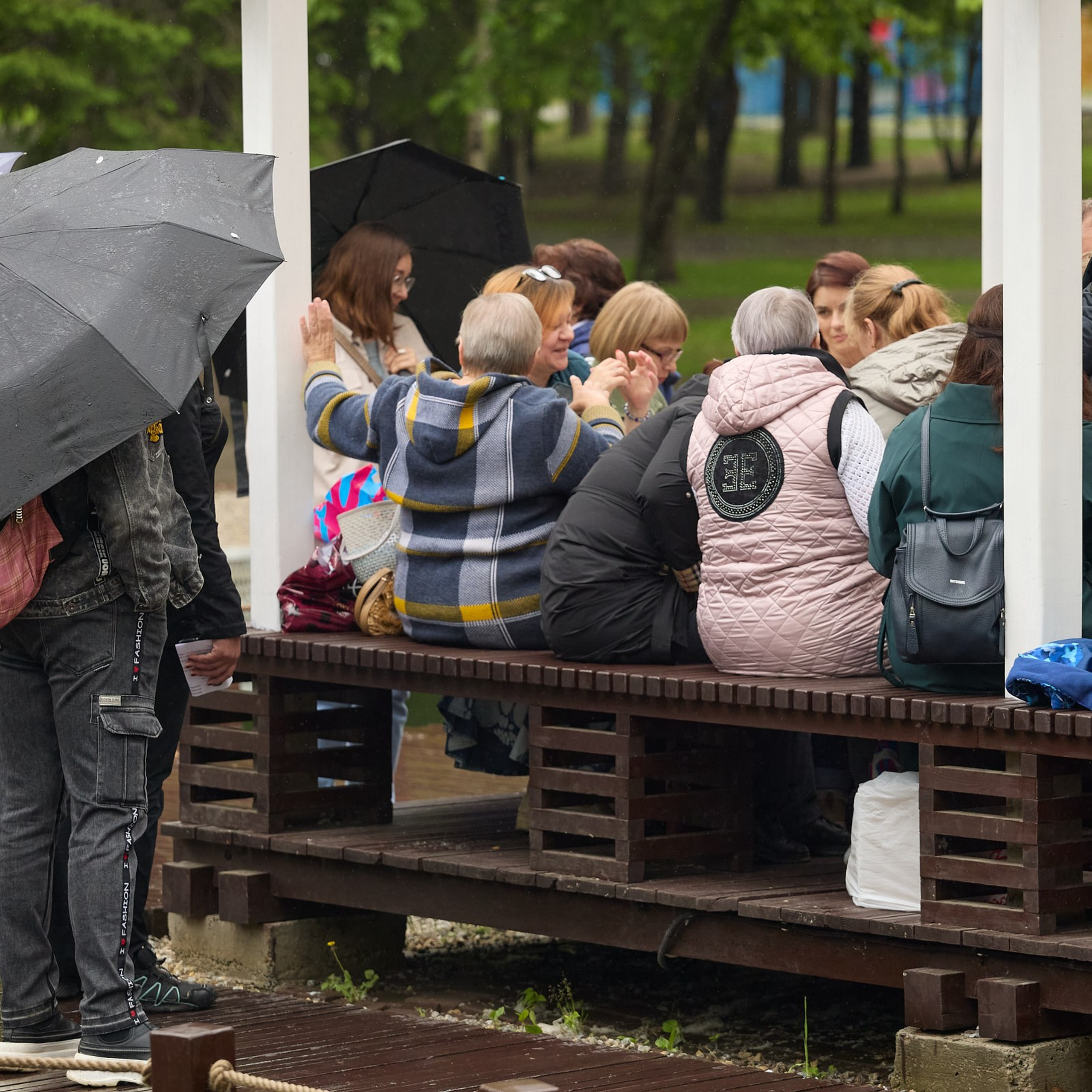 «День вязания на публике 2024» фотосъёмка мероприятия в Городском саду, полная версия. Коммерческий фотограф для бизнеса в Томске Дмитрий Ельчанинов